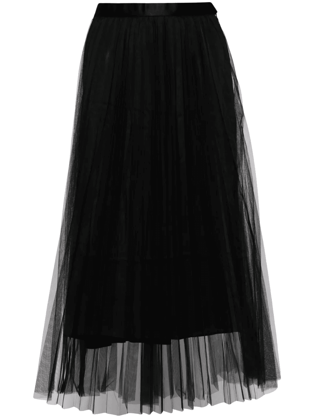 pleated A-line skirt - Image 1