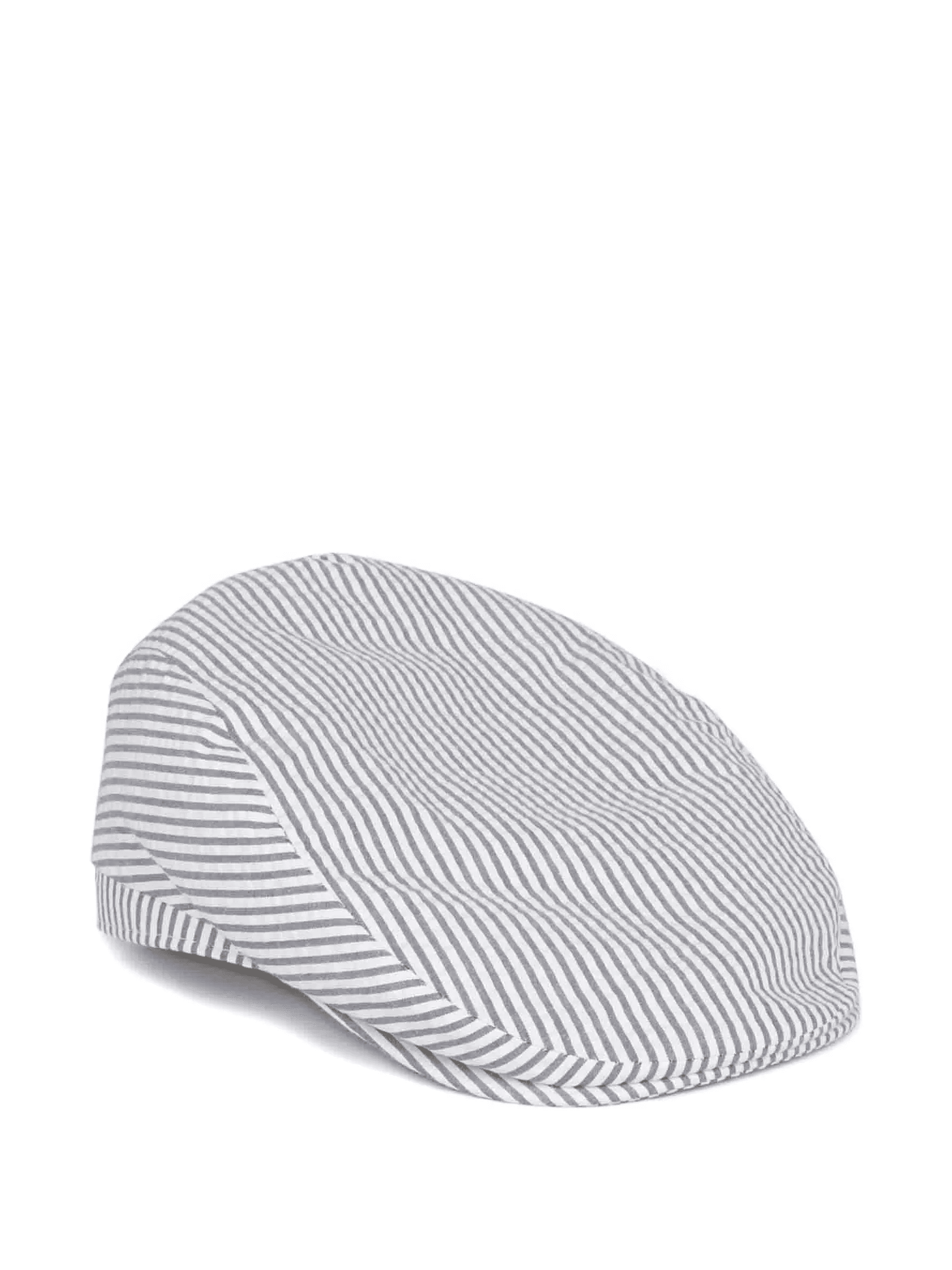 Grosvenor seersucker flat cap - Image 1