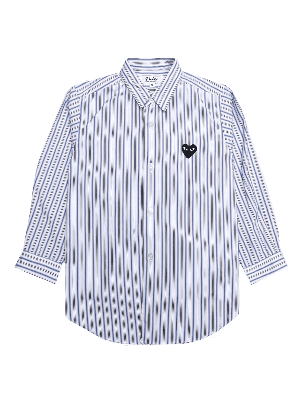 striped heart-logo shirt - Image 1