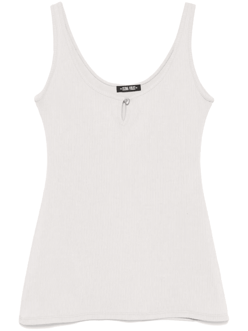 fine-ribbed mini dress - Image 1