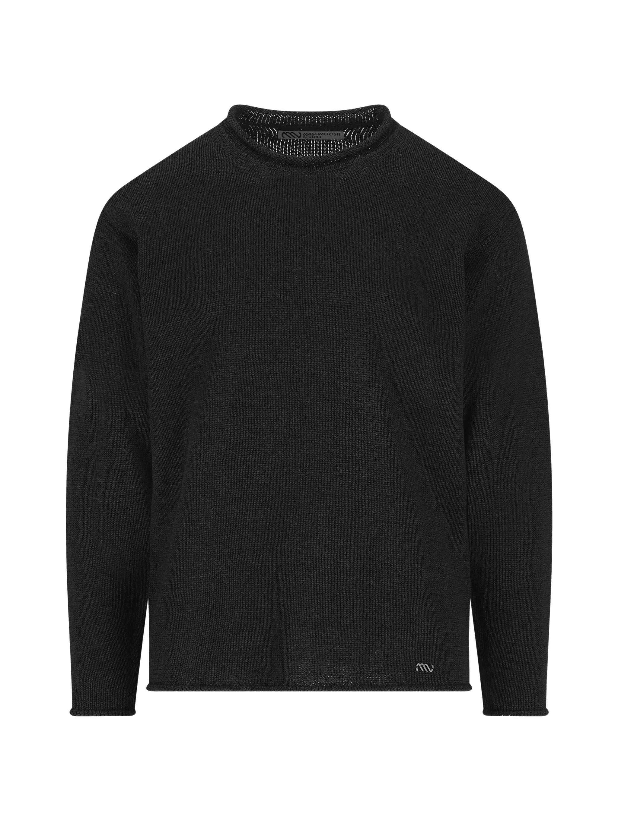 ribbed crew-neck sweater - Image 1