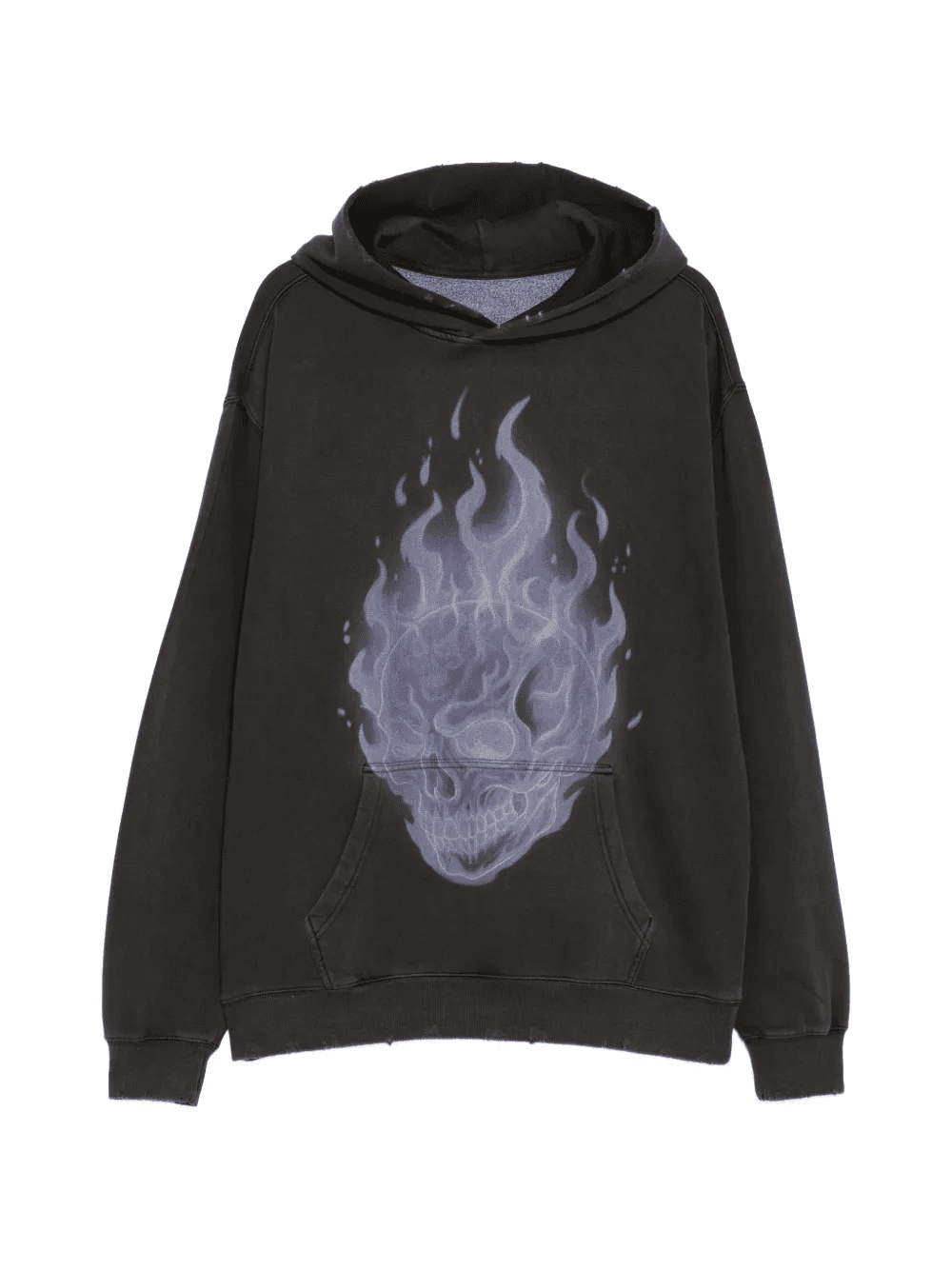 skull printed hoodie - Image 1