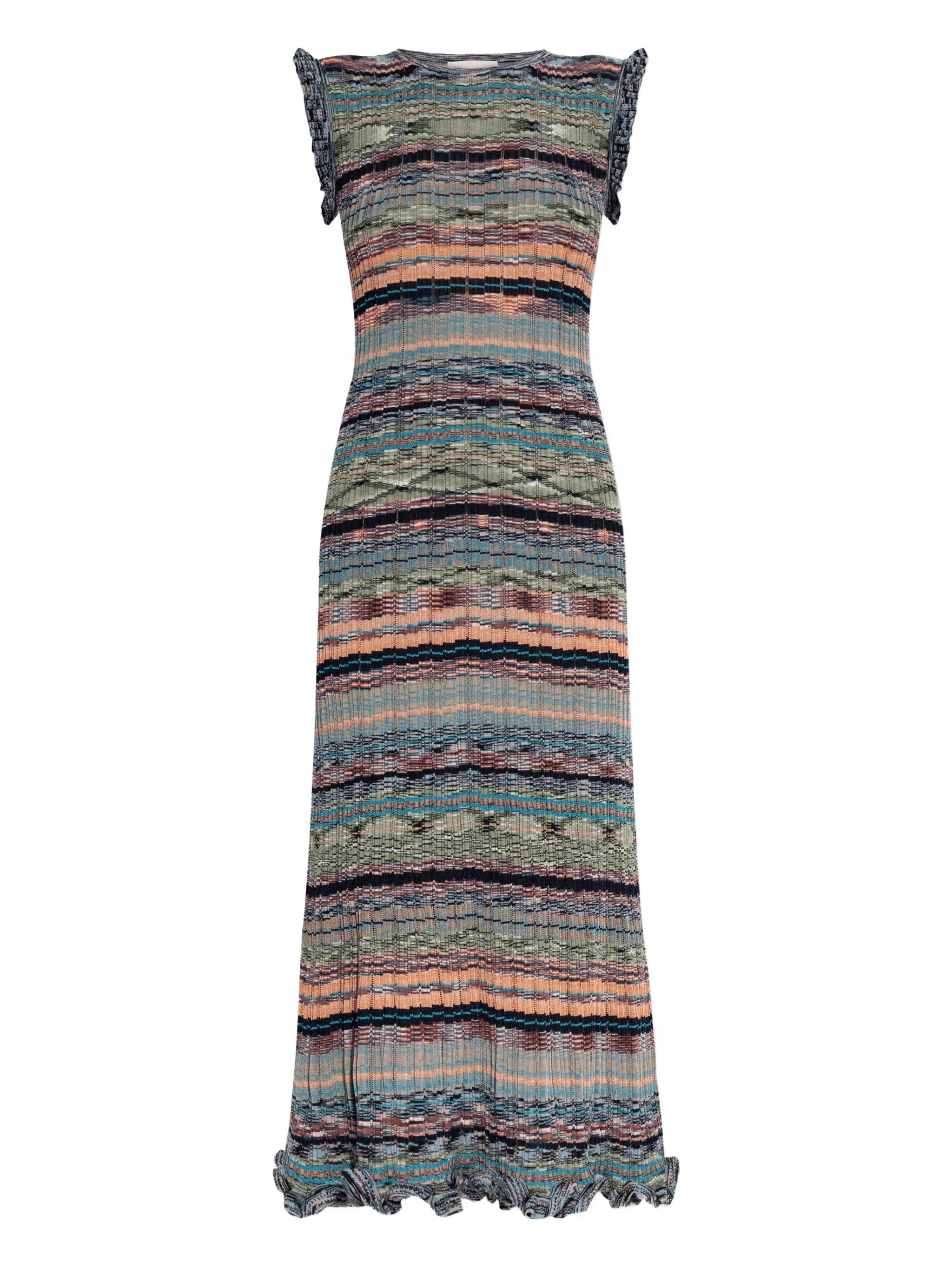 striped knitted dress - Image 1