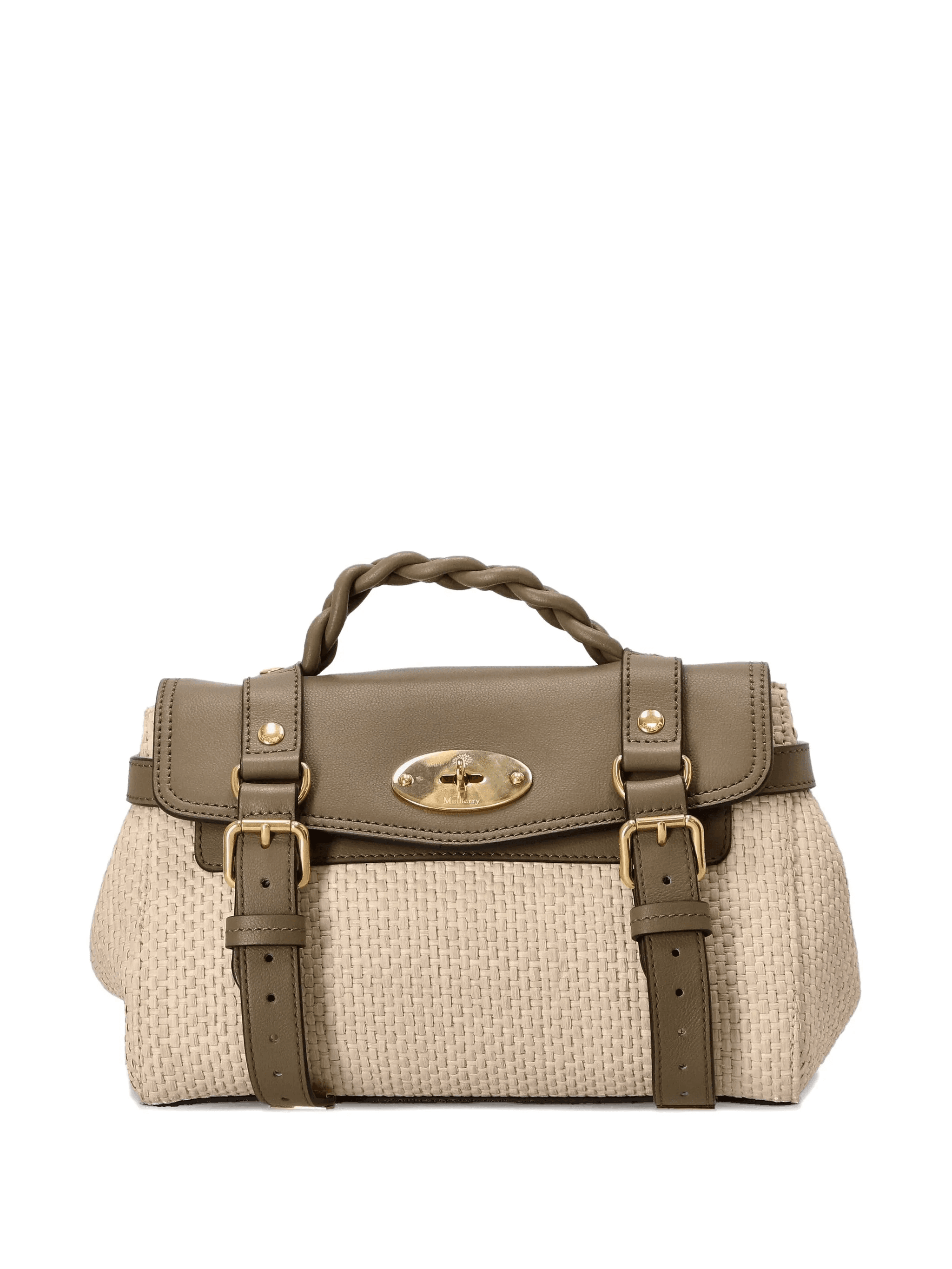 mini Alexa woven texture top-handle bag - Image 1