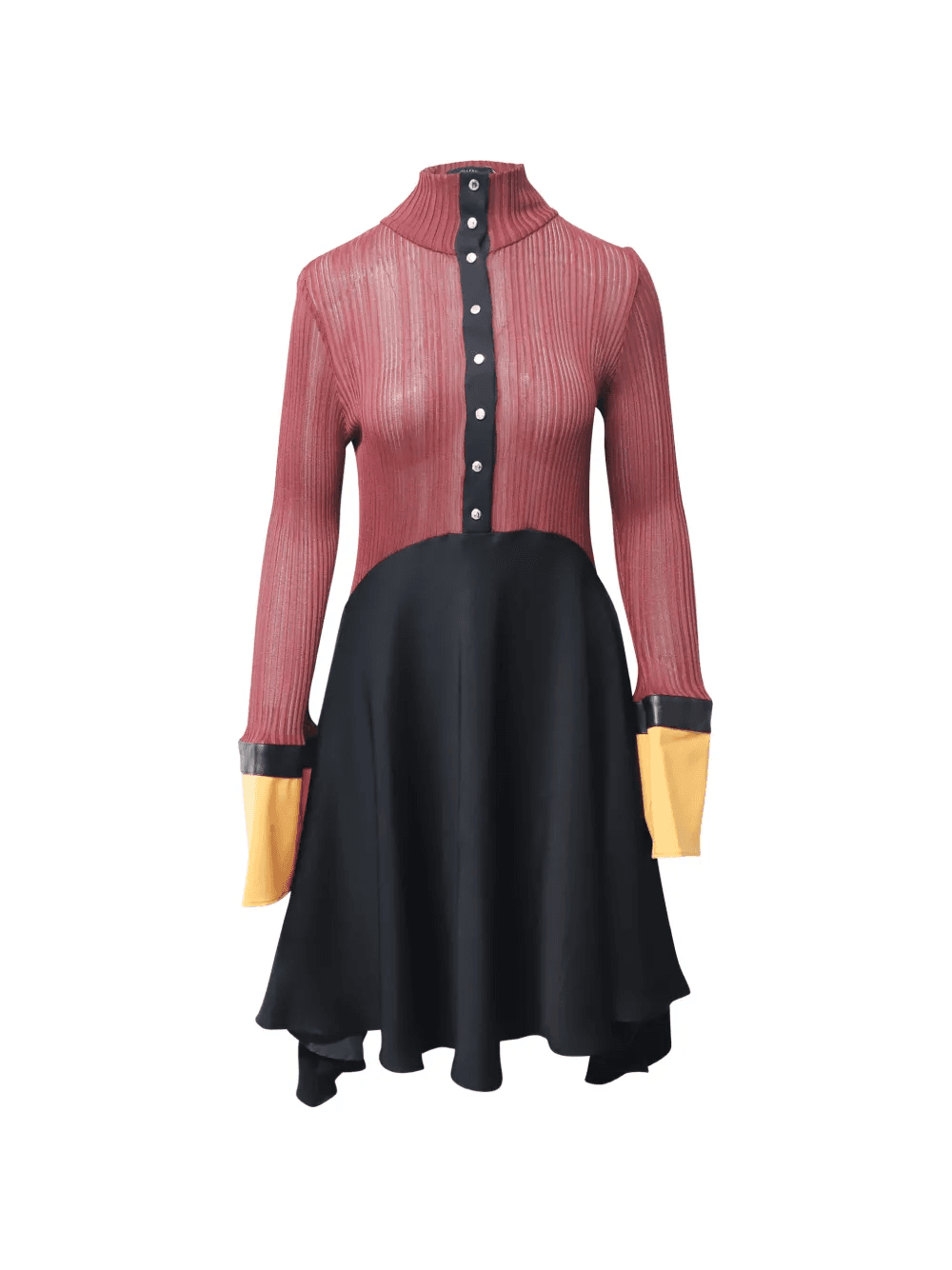 turtleneck mini dress - Image 1