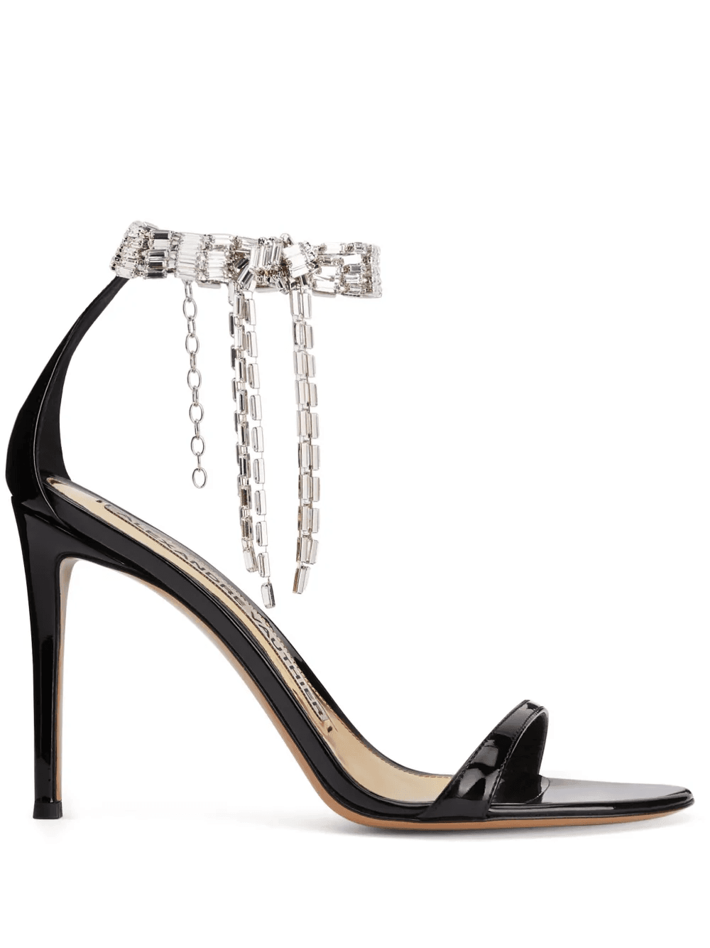 Tiffany 105mm crystal-embellished sandals - Image 1