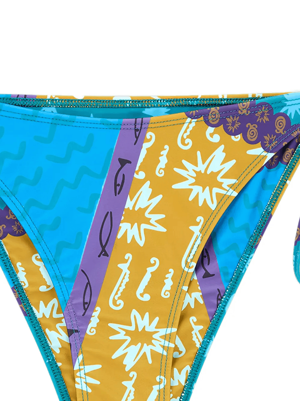 Blue Estrellitas bikini top - Image 1