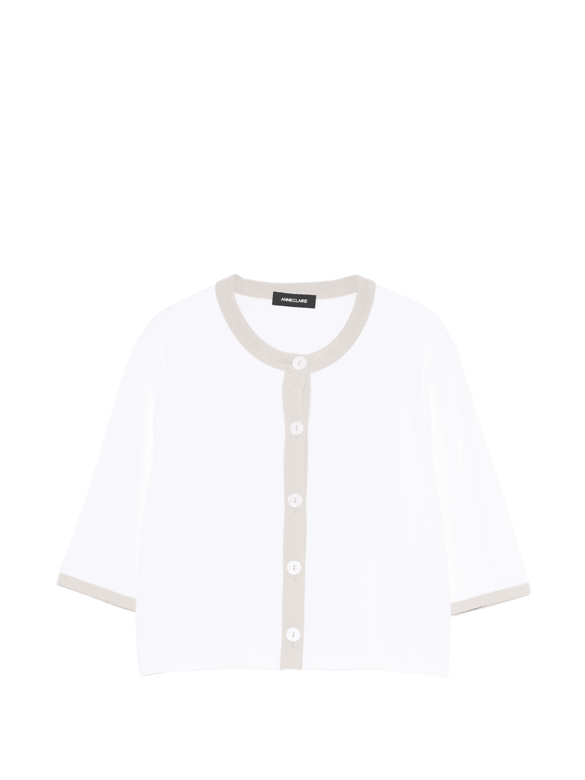 trim button cardigan - Image 1