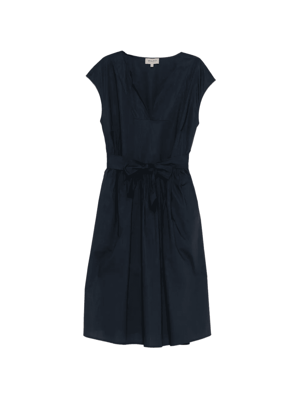 V-neck midi dress - Image 1
