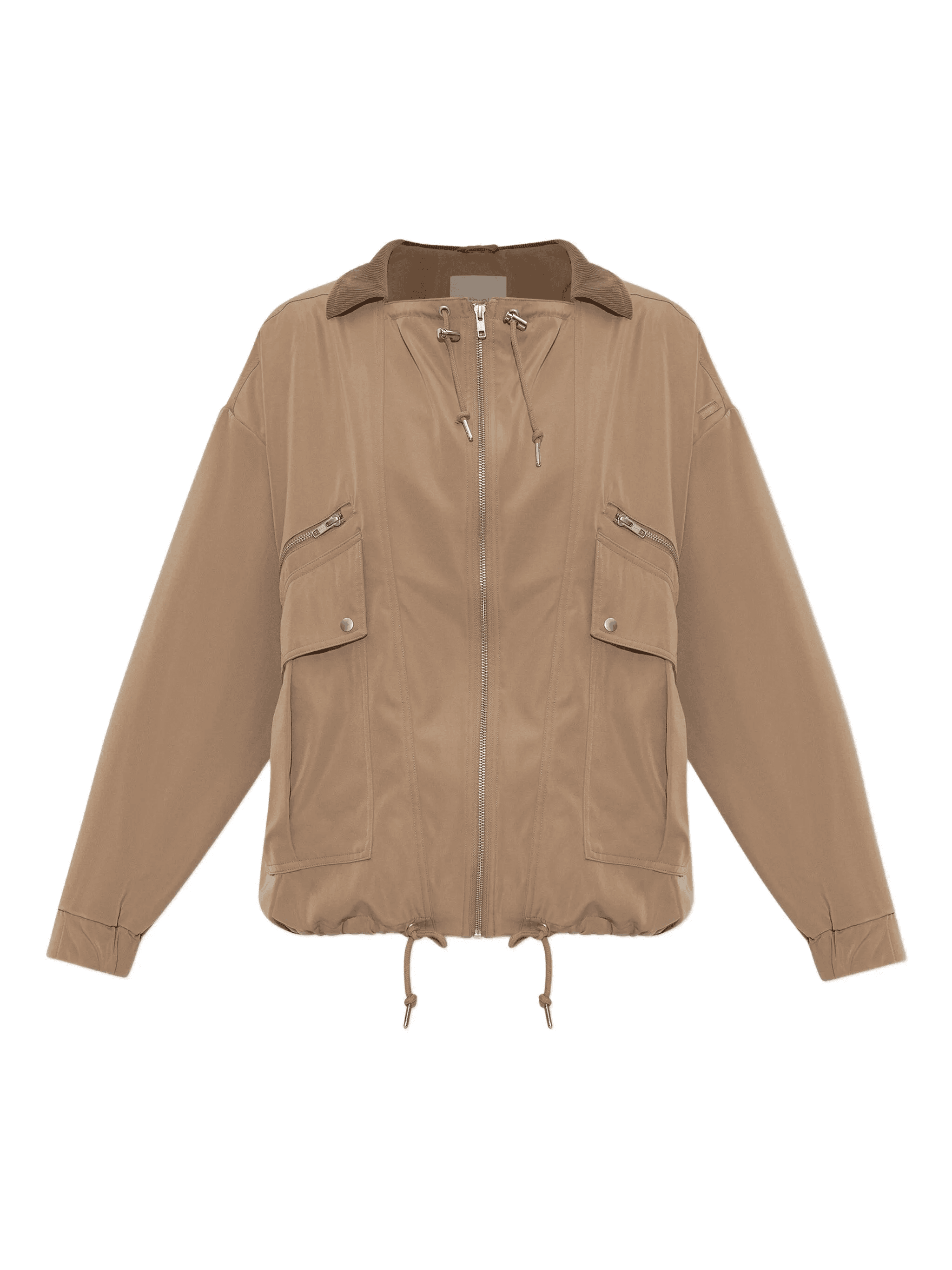 zip-fastening flap-pocket jacket - Image 1