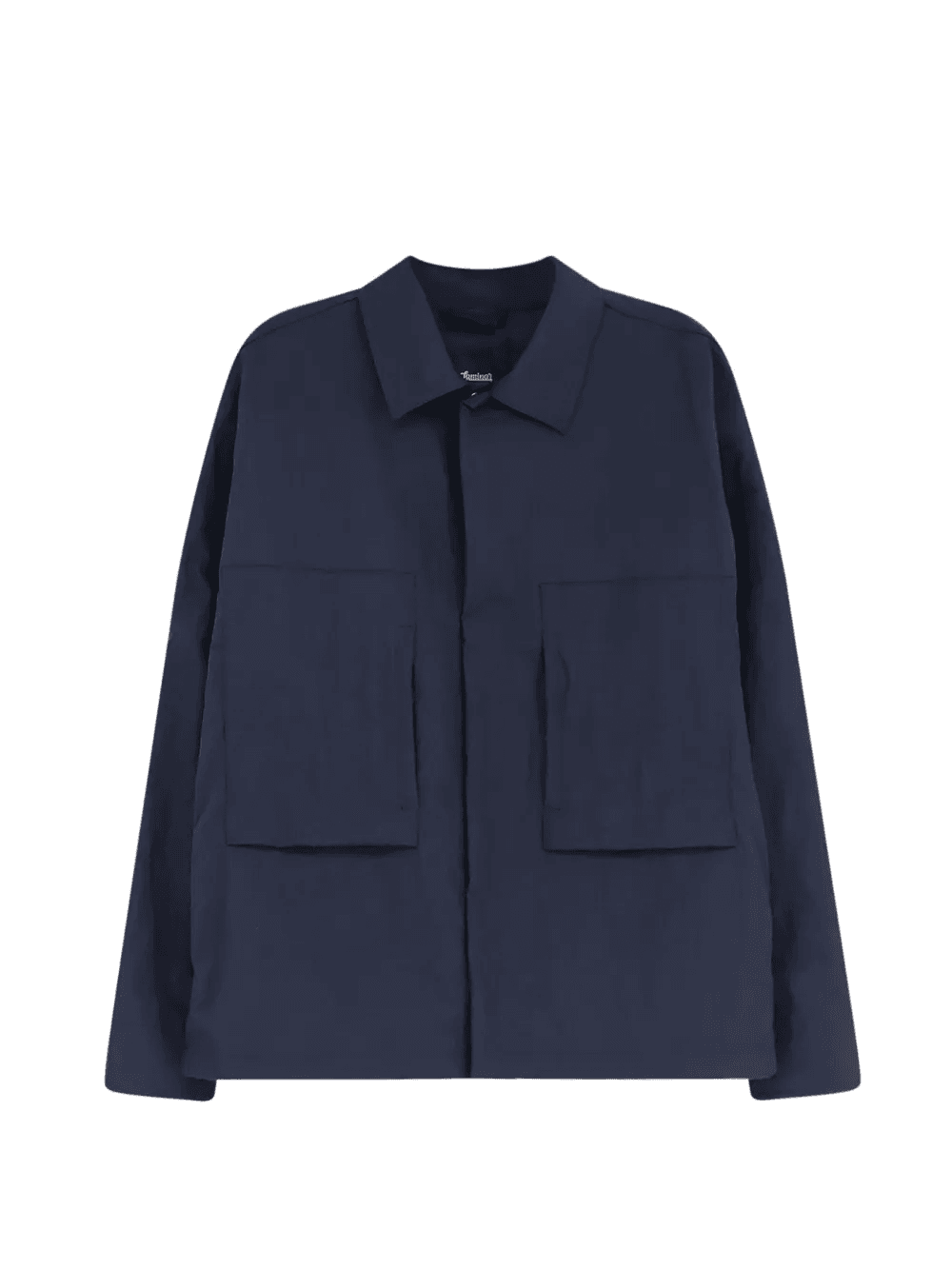 patch-pocket shirt jacket - Image 1