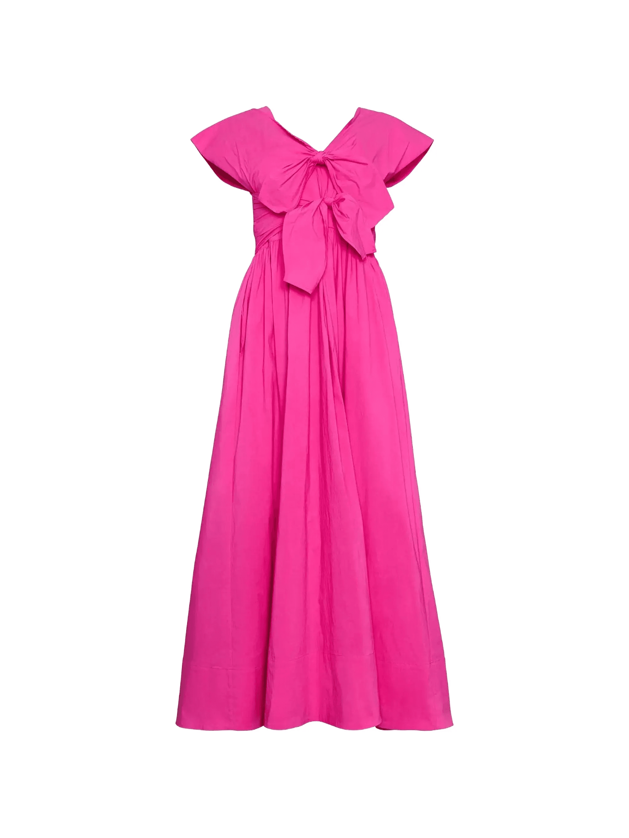 Calista bow V-neck dress - Image 1