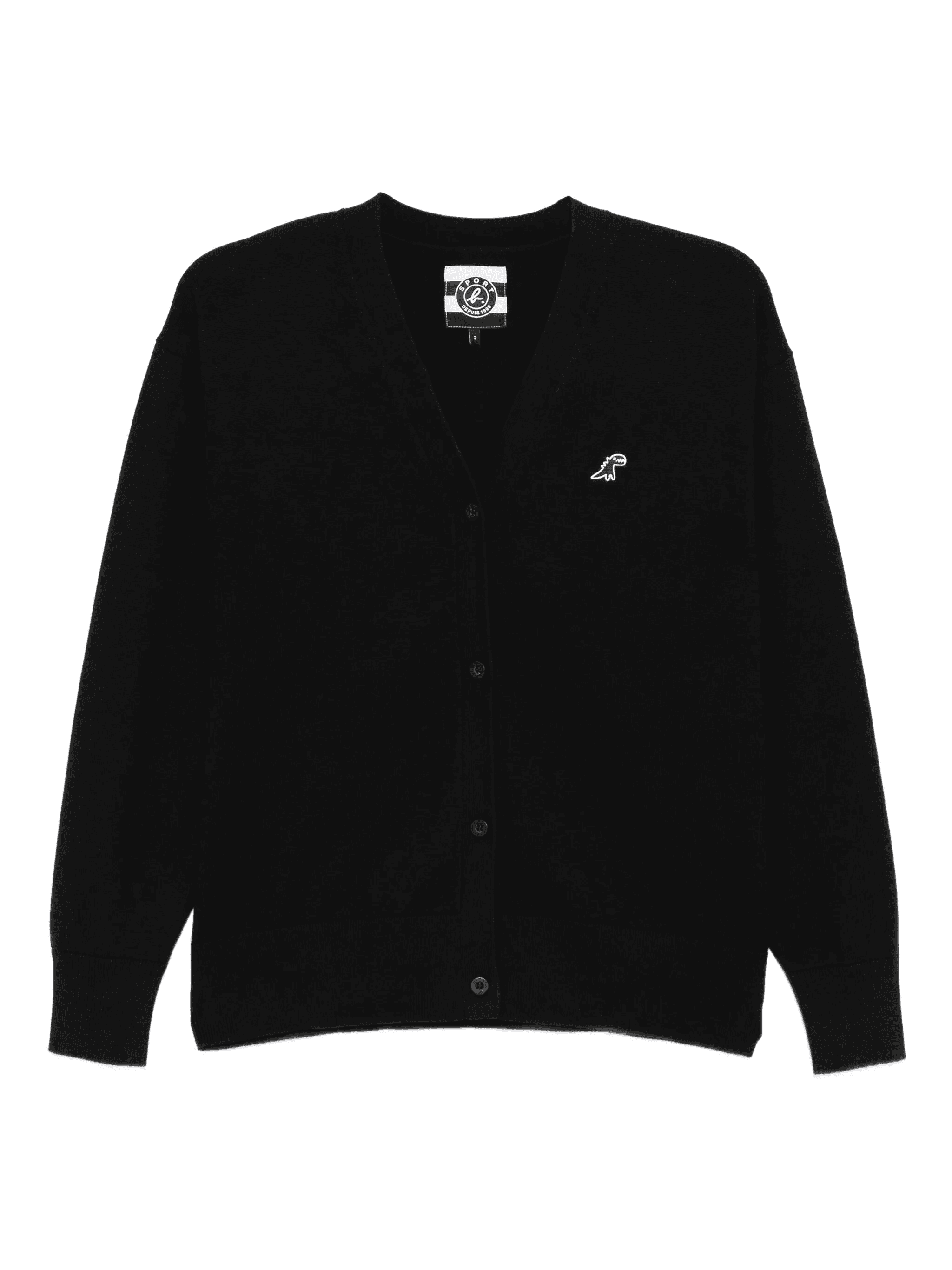 DINO embroidered cardigan - Image 1