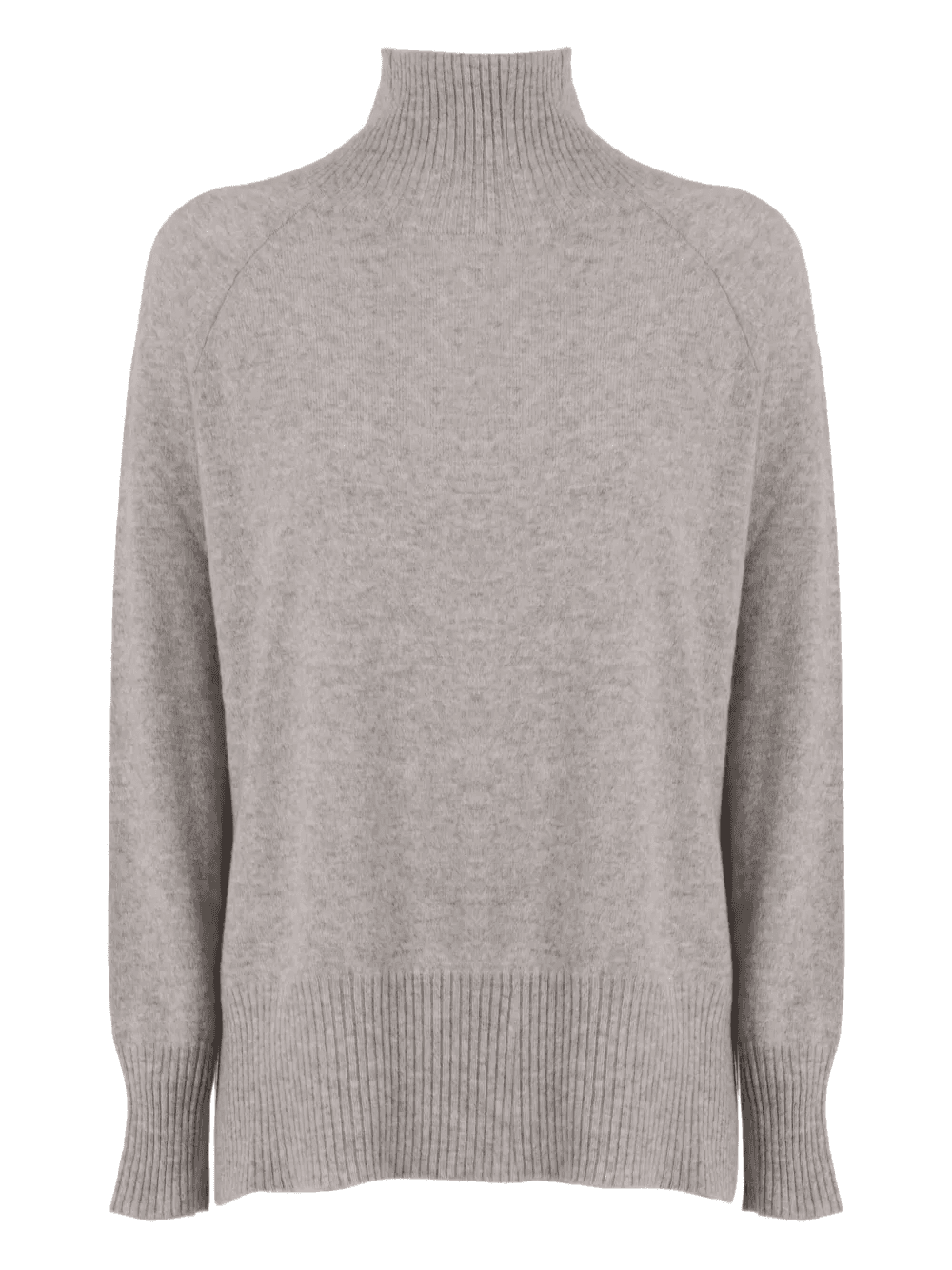 high-neck raglan-sleeve pullover - Image 1