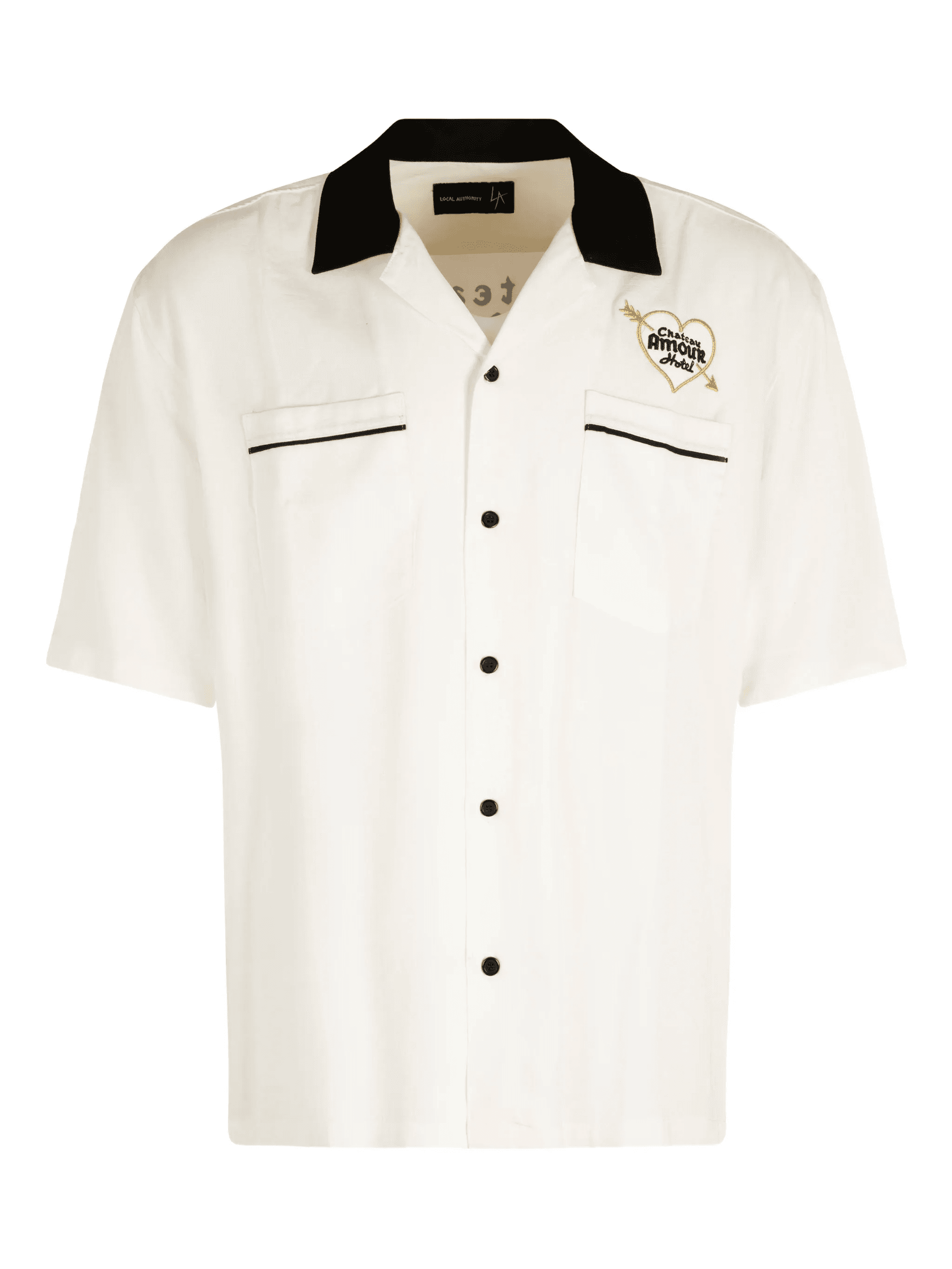 graphic-print cotton shirt - Image 1