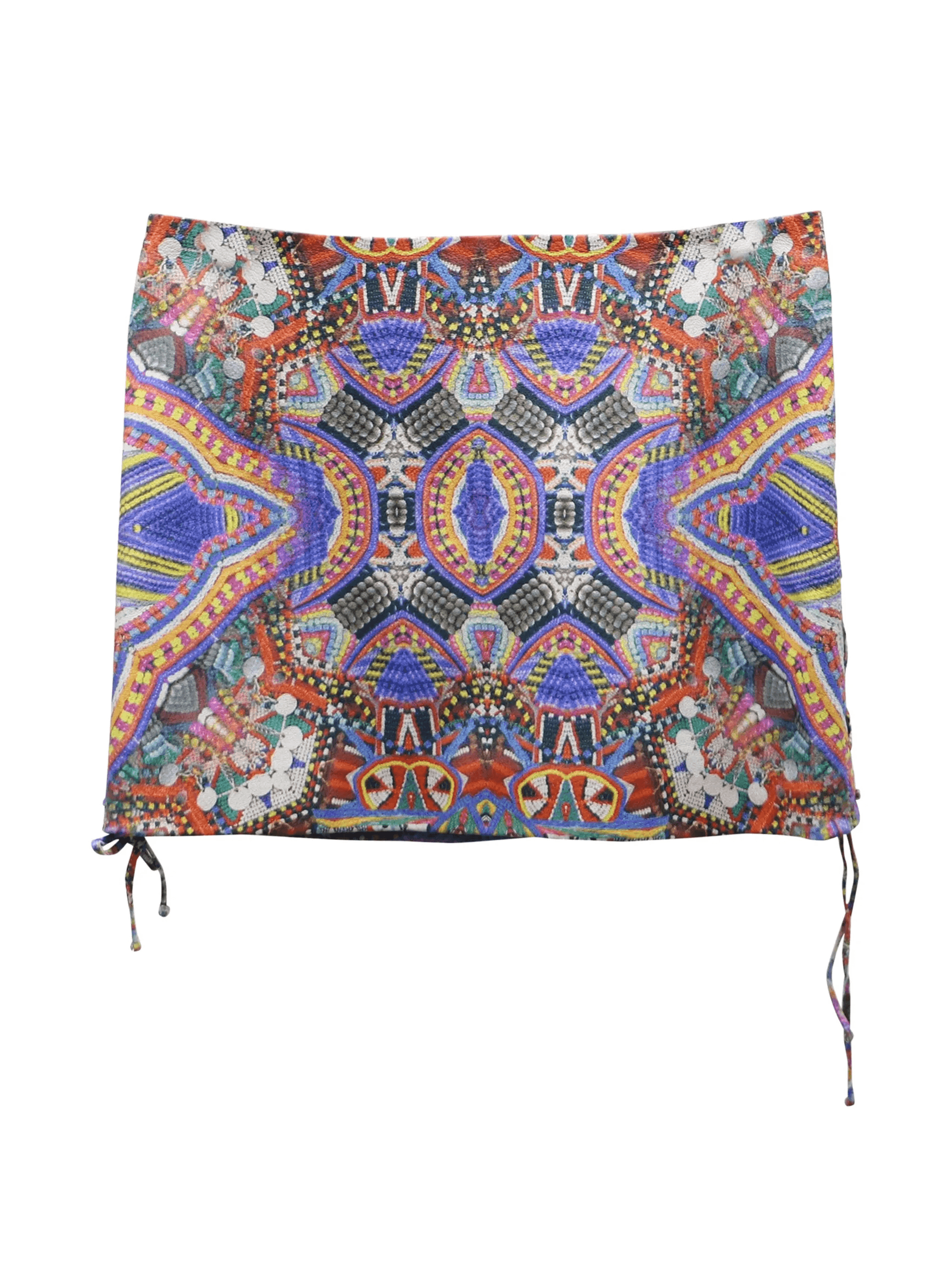 geometric-print mini skirt - Image 1