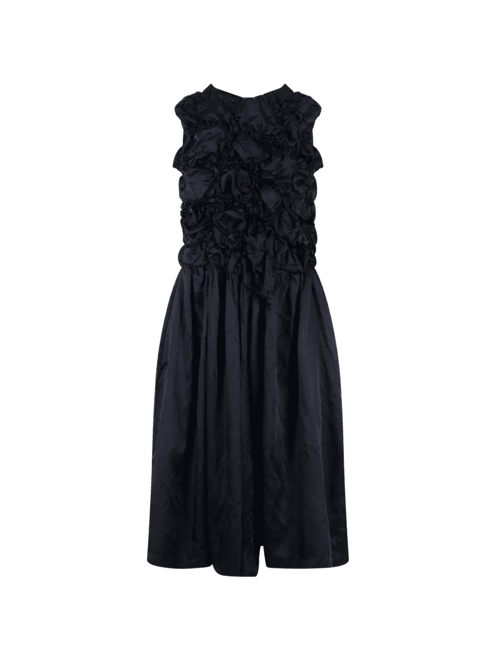ruffled-detail midi dress - Image 1