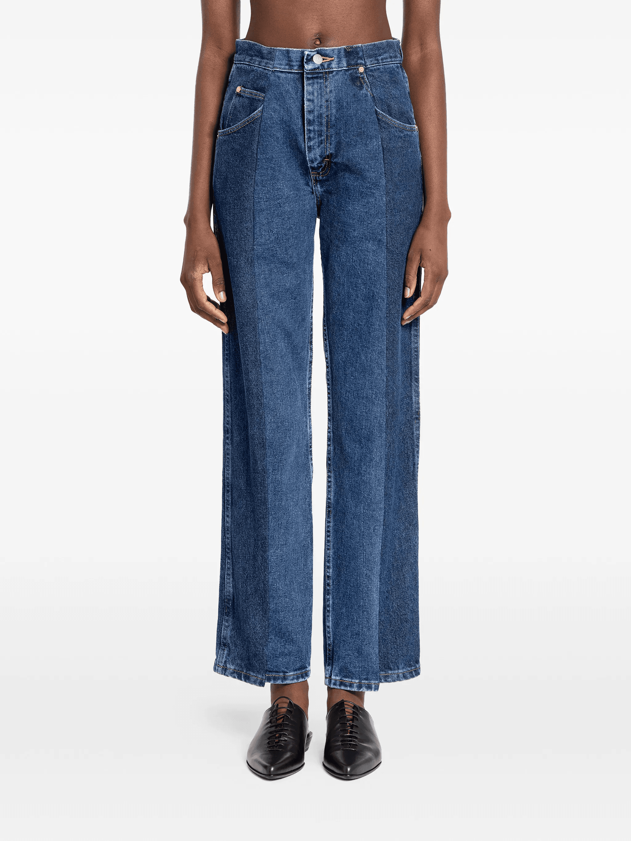 panel boyfriend jeans - Image 1