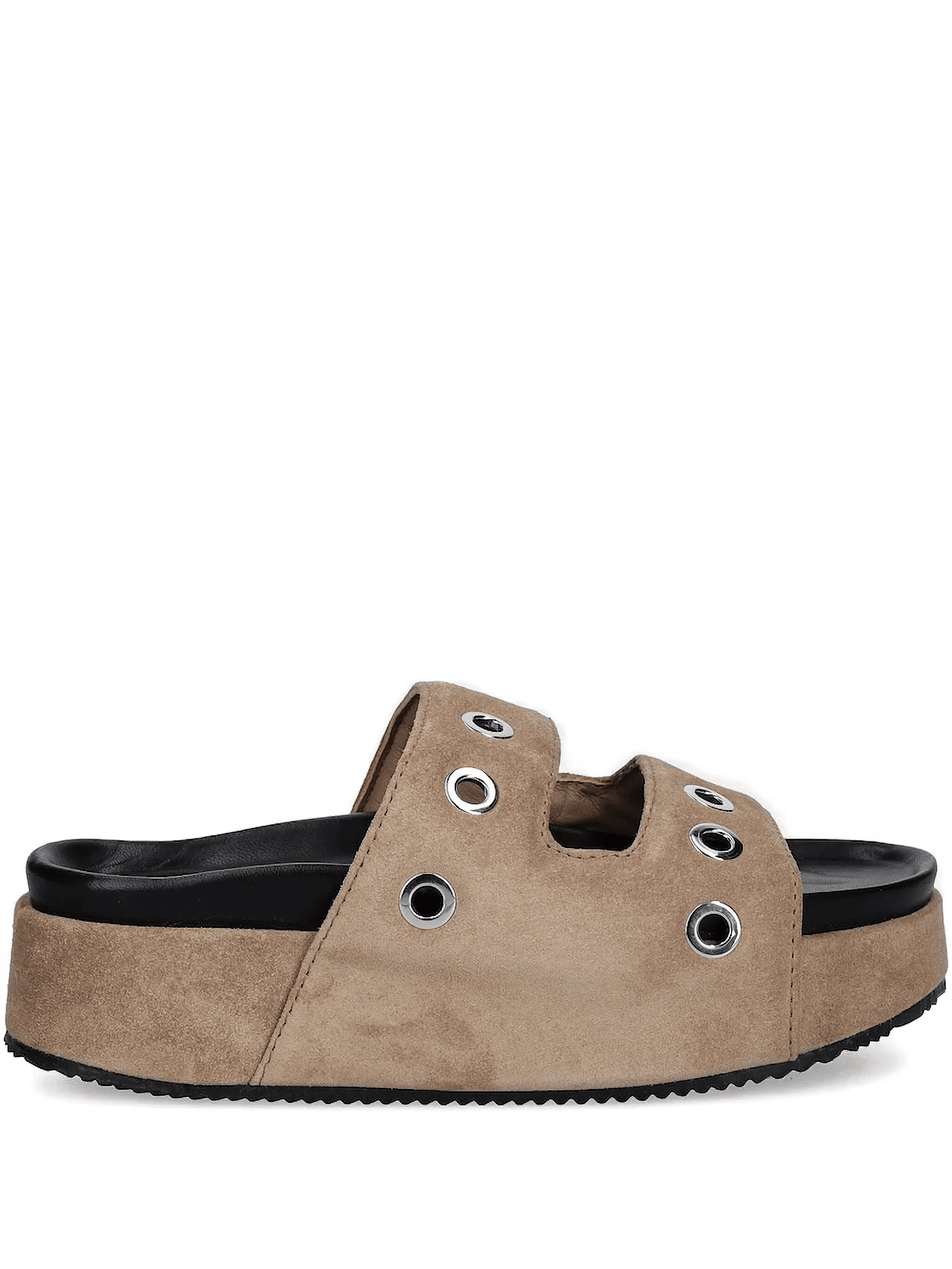 platform eyelet-detail slides - Image 1