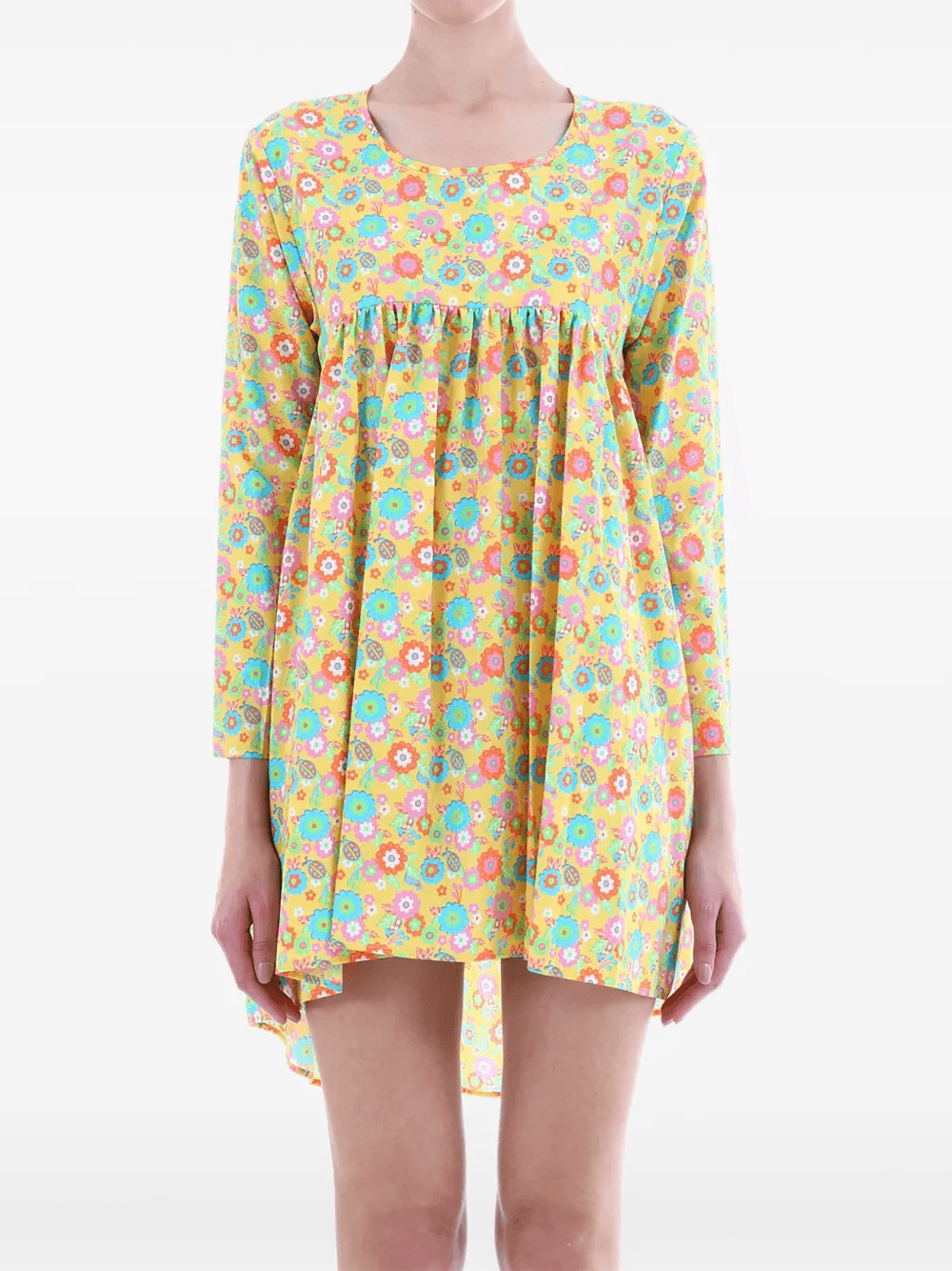 floral-print mini dress - Image 1