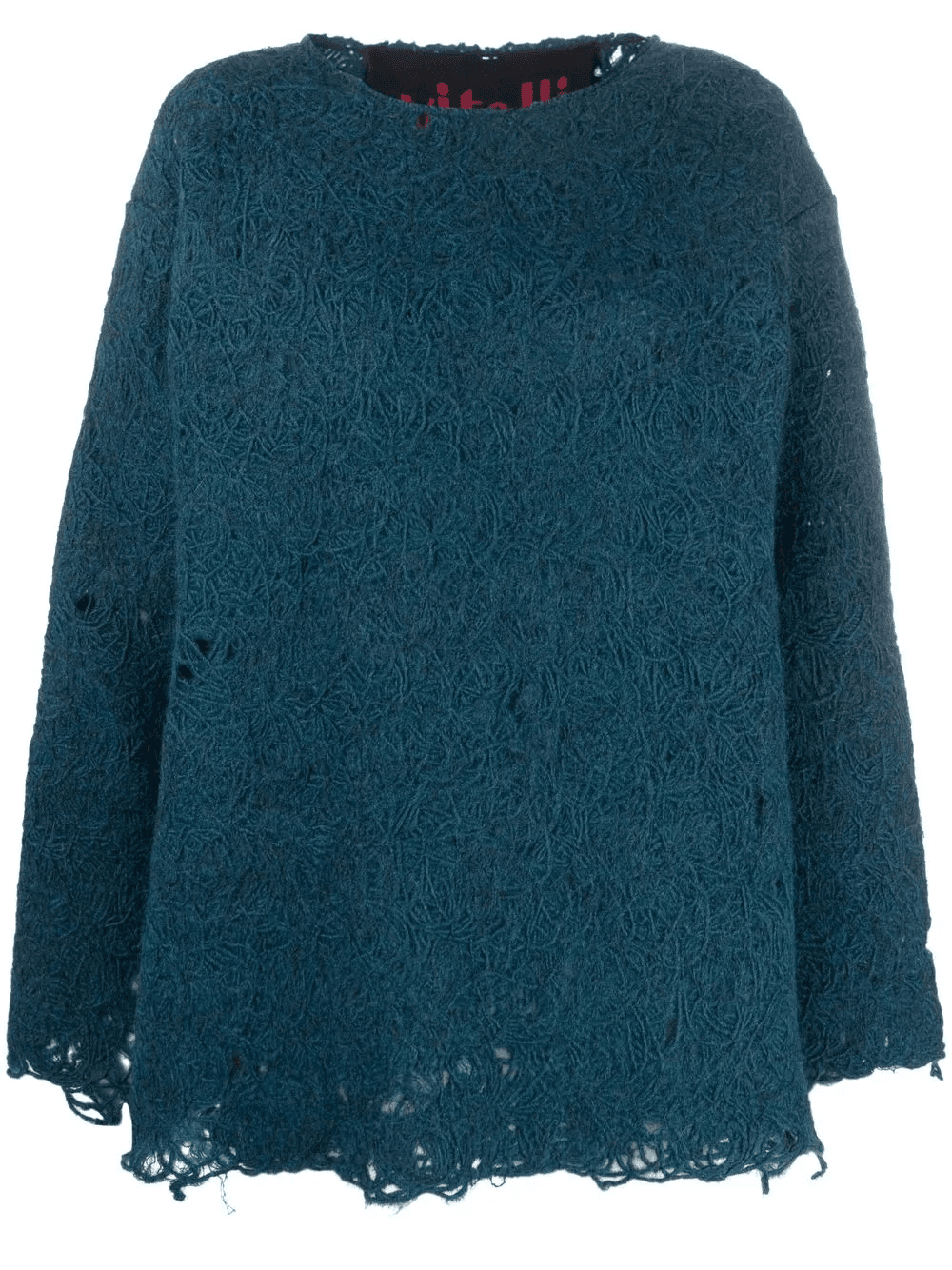 distressed-effect knit jumper - Image 1
