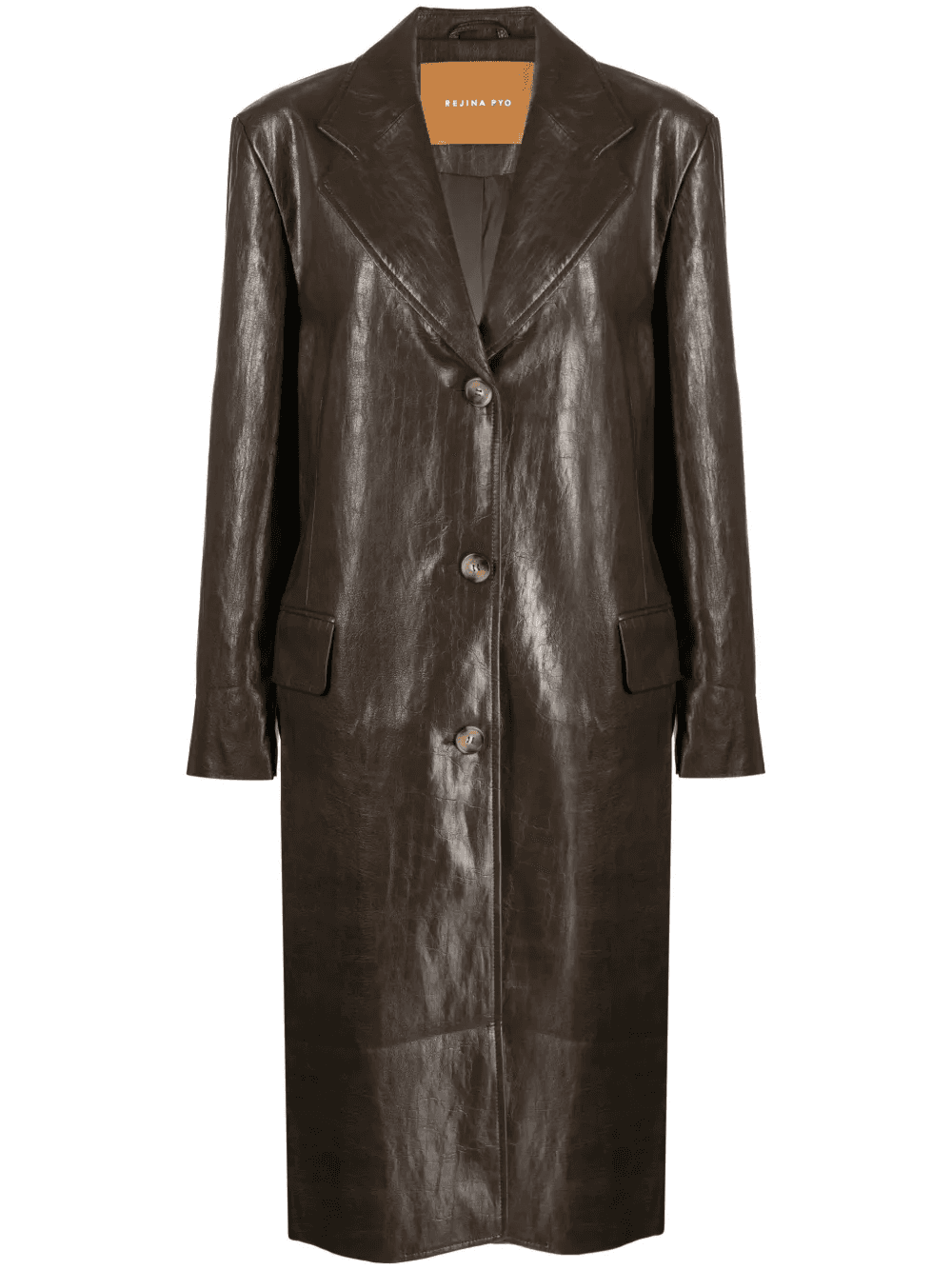 Kara faux-leather coat - Image 1