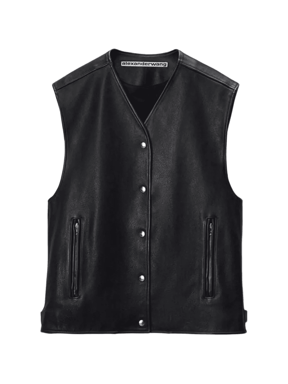 boxy press-stud vest - Image 1