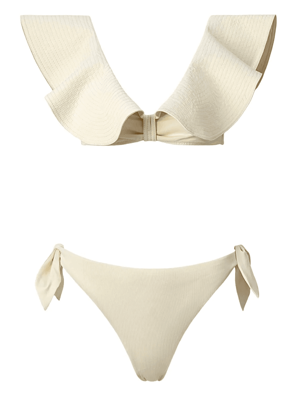 ruffled-trim bikini - Image 1