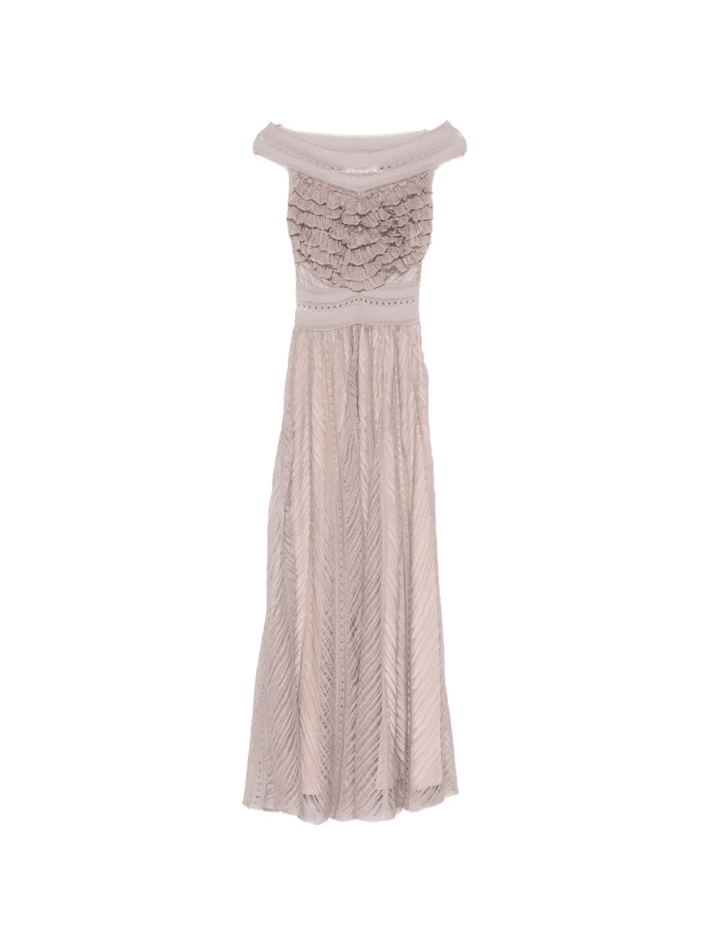 ruffled-panel maxi dress - Image 1