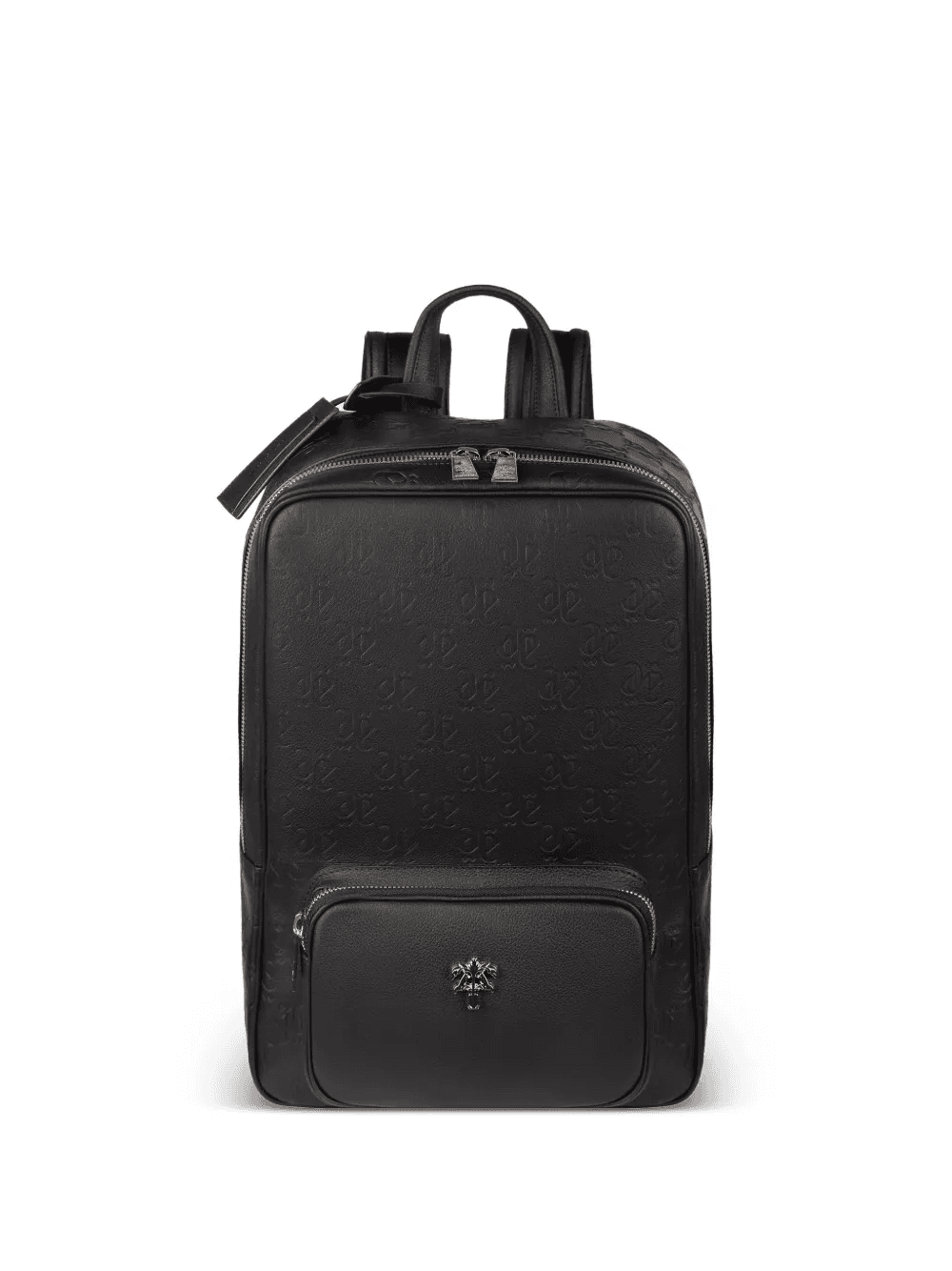 Onyx logo-embossed leather backpack - Image 1