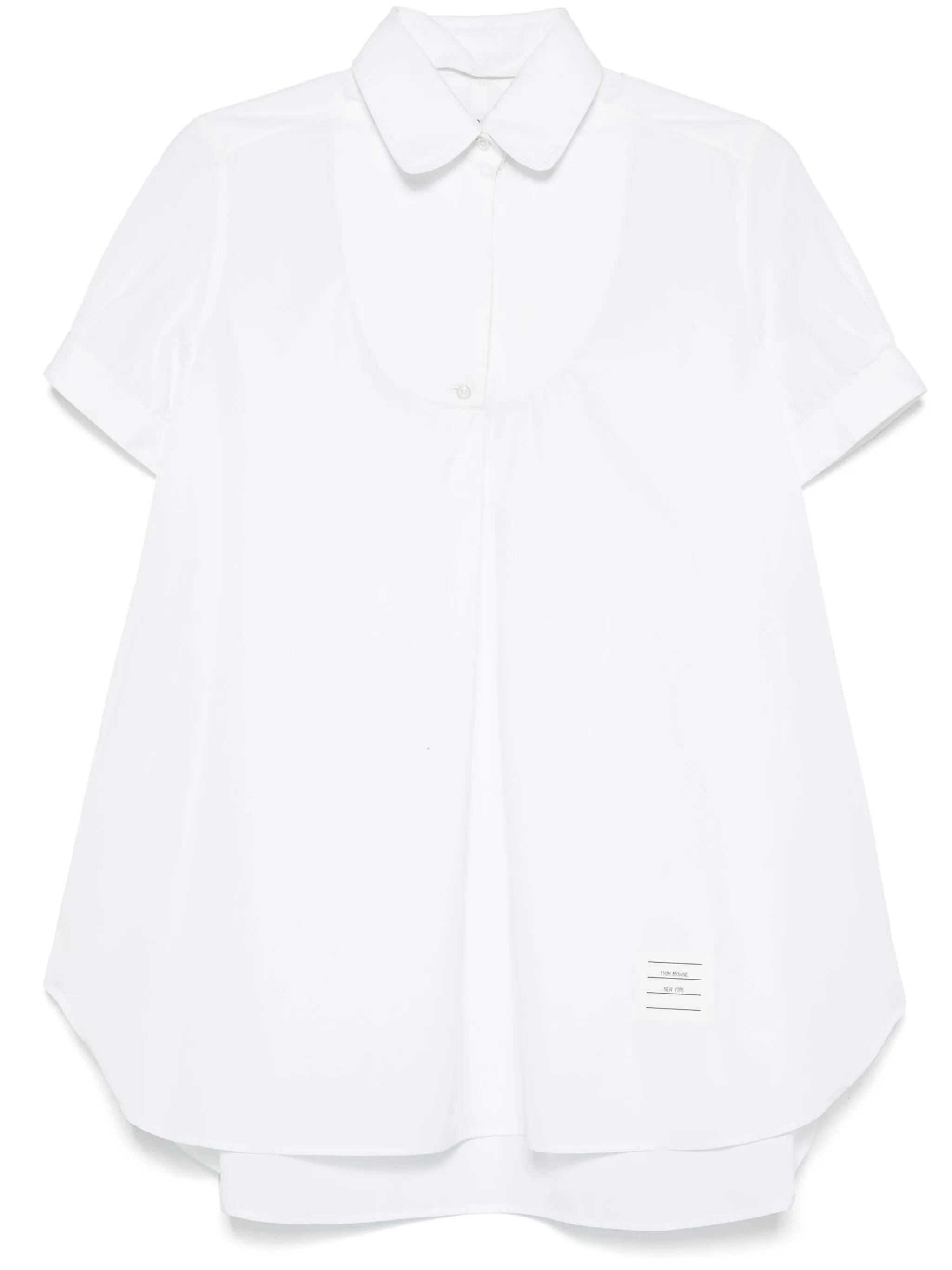 bib-detail poplin tunic - Image 1