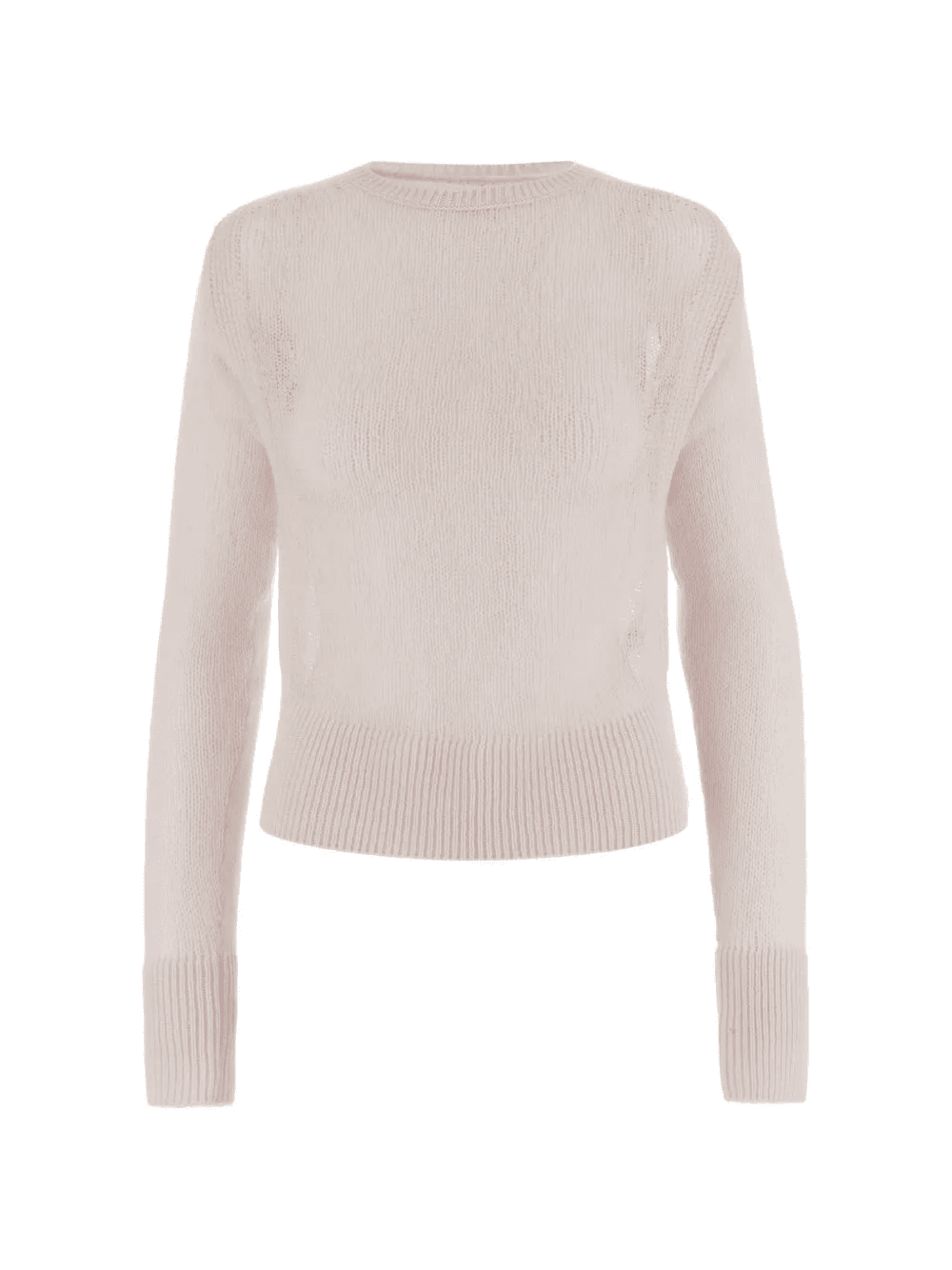 ribbed crew-neck cashmere sweater - Image 1