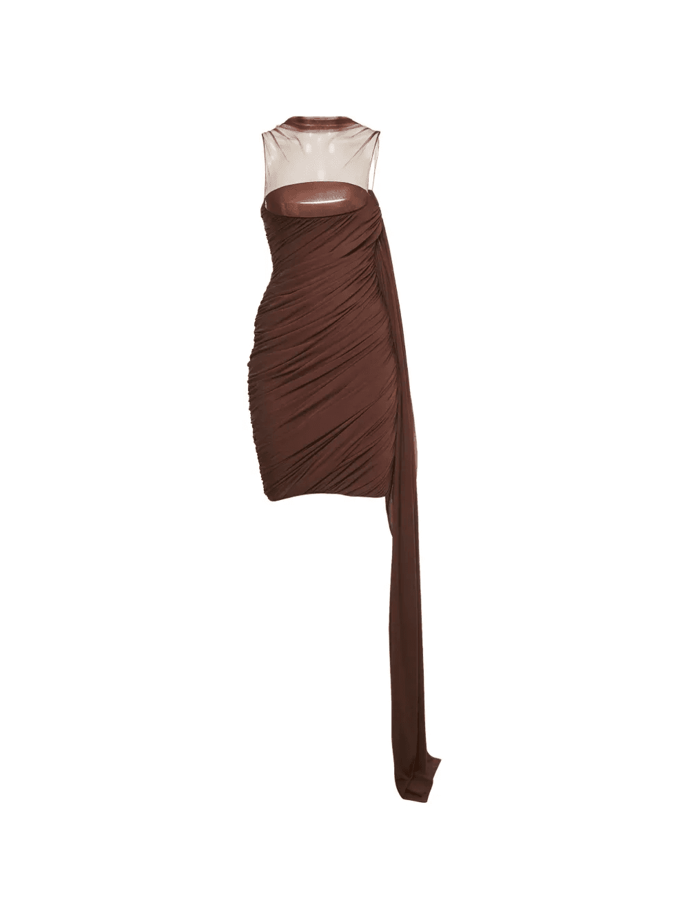 draped mini dress - Image 1