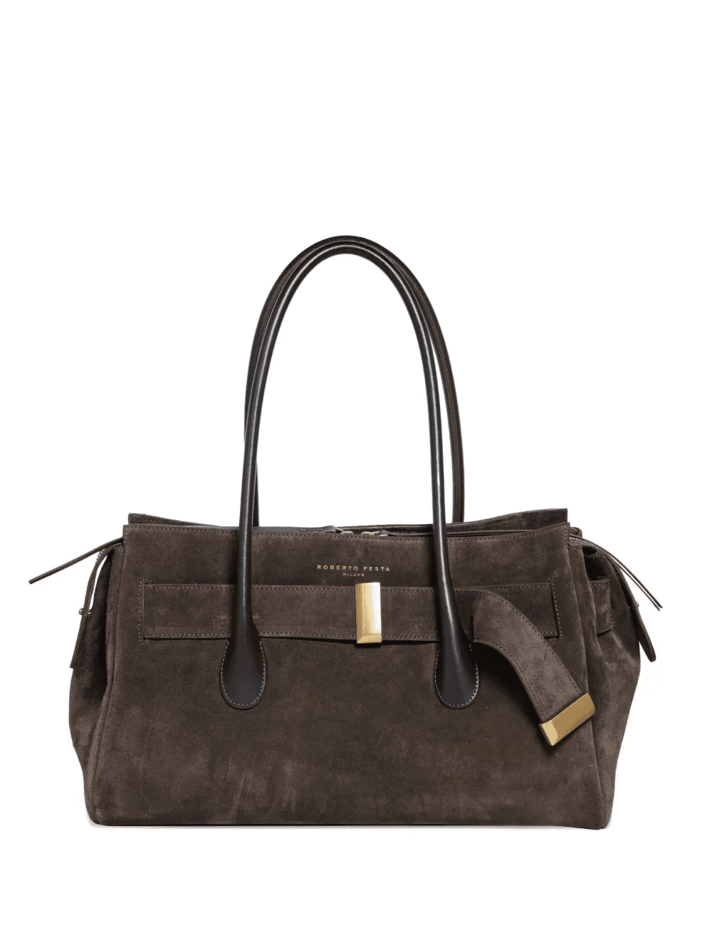 Emeralda gold-tone shoulder bag - Image 1