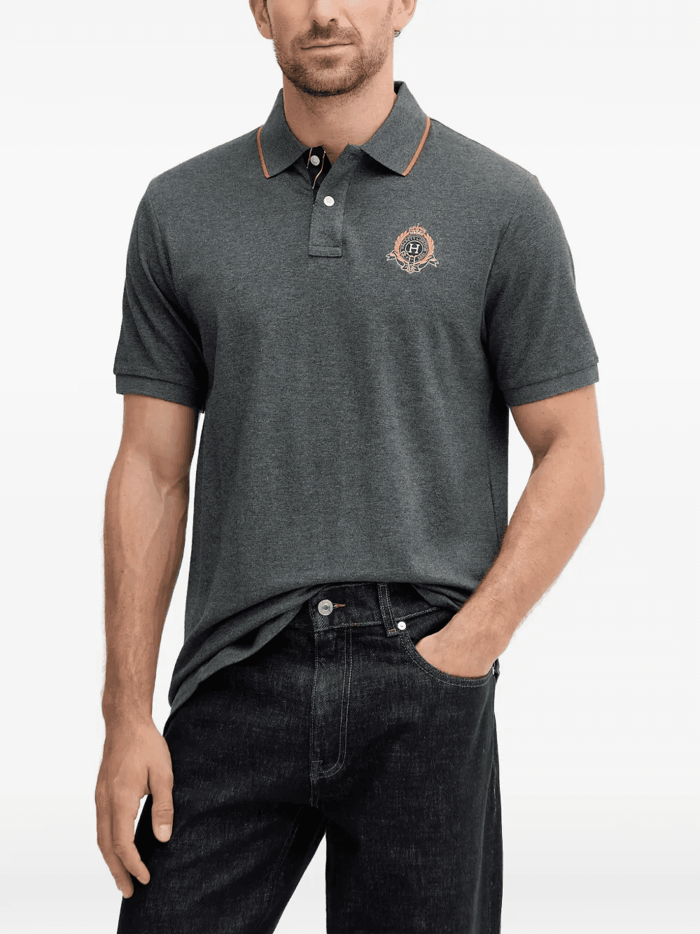 cotton polo shirt - Image 1