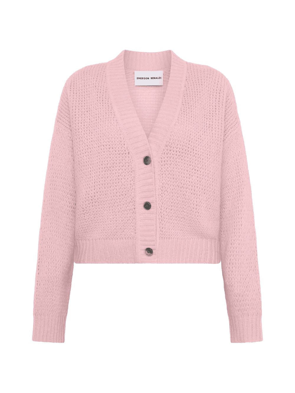 button V-neck cardigan - Image 1