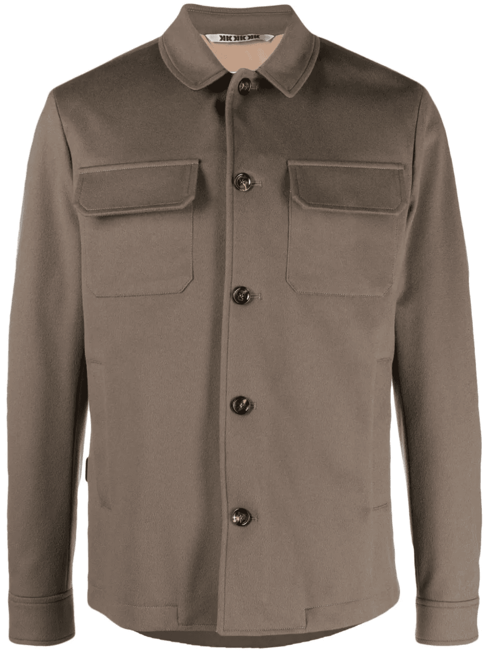 patch-pockets wool jacket - Image 1