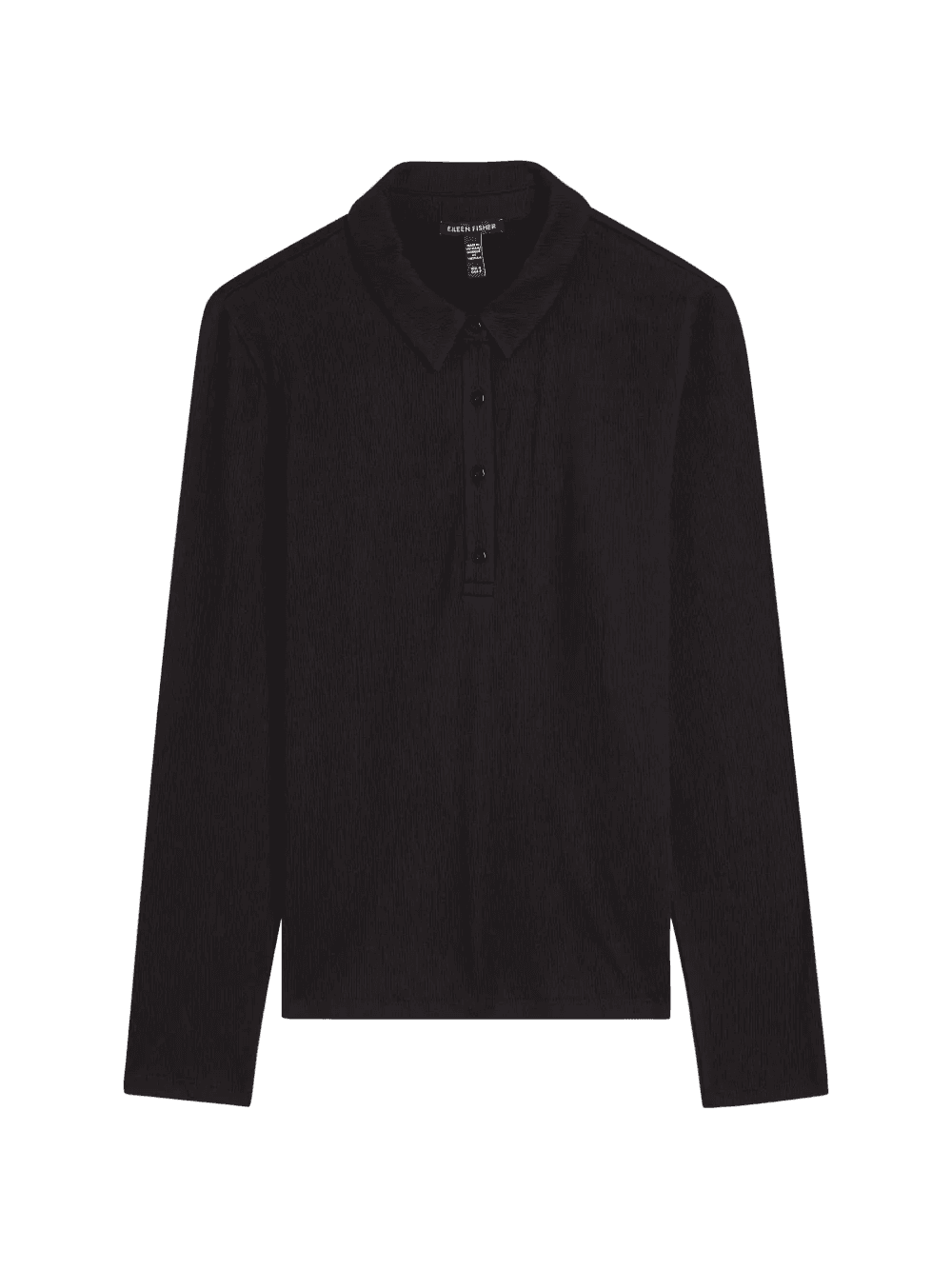 button-up polo top - Image 1