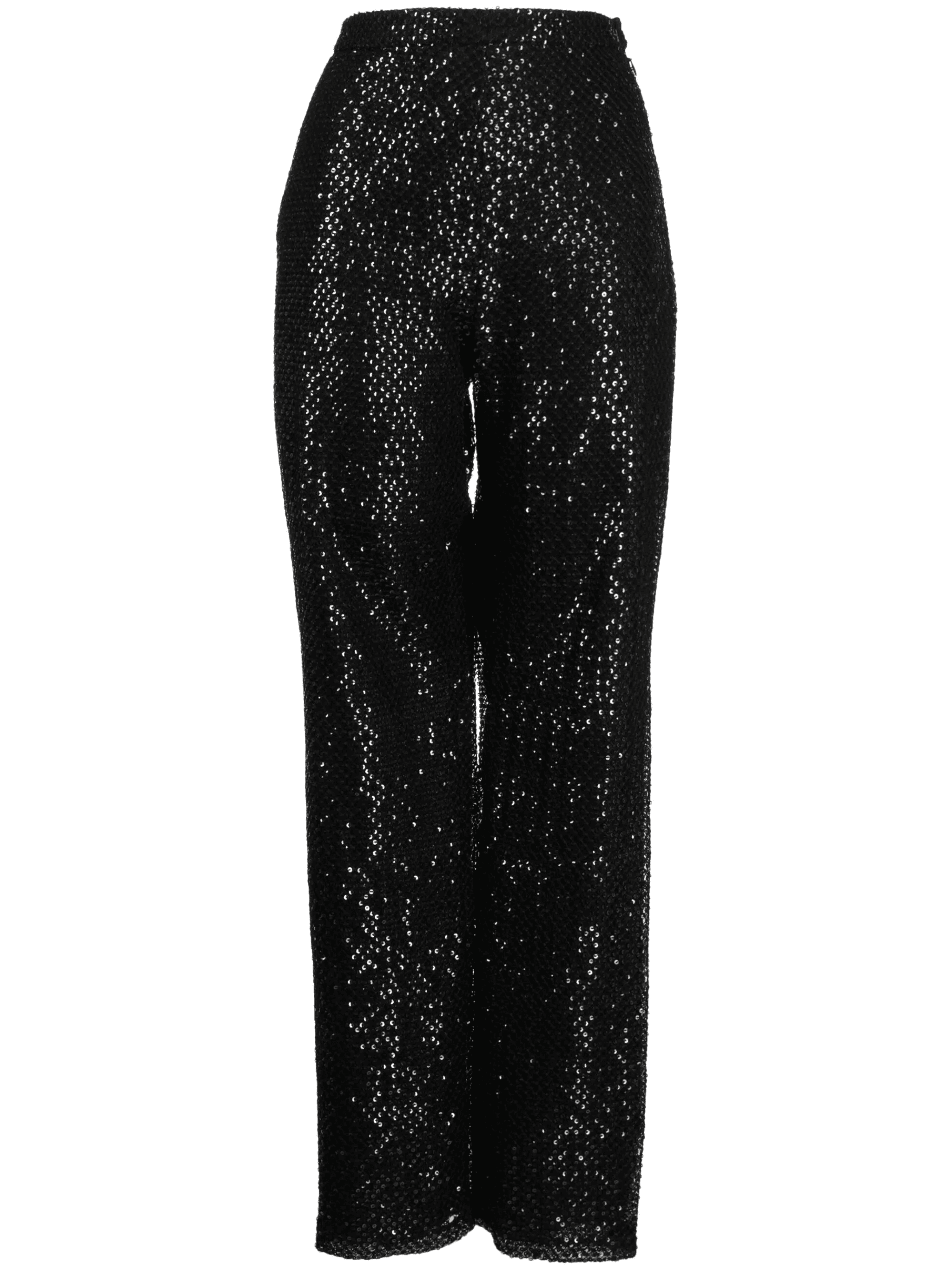 sequined straight-leg trousers - Image 1