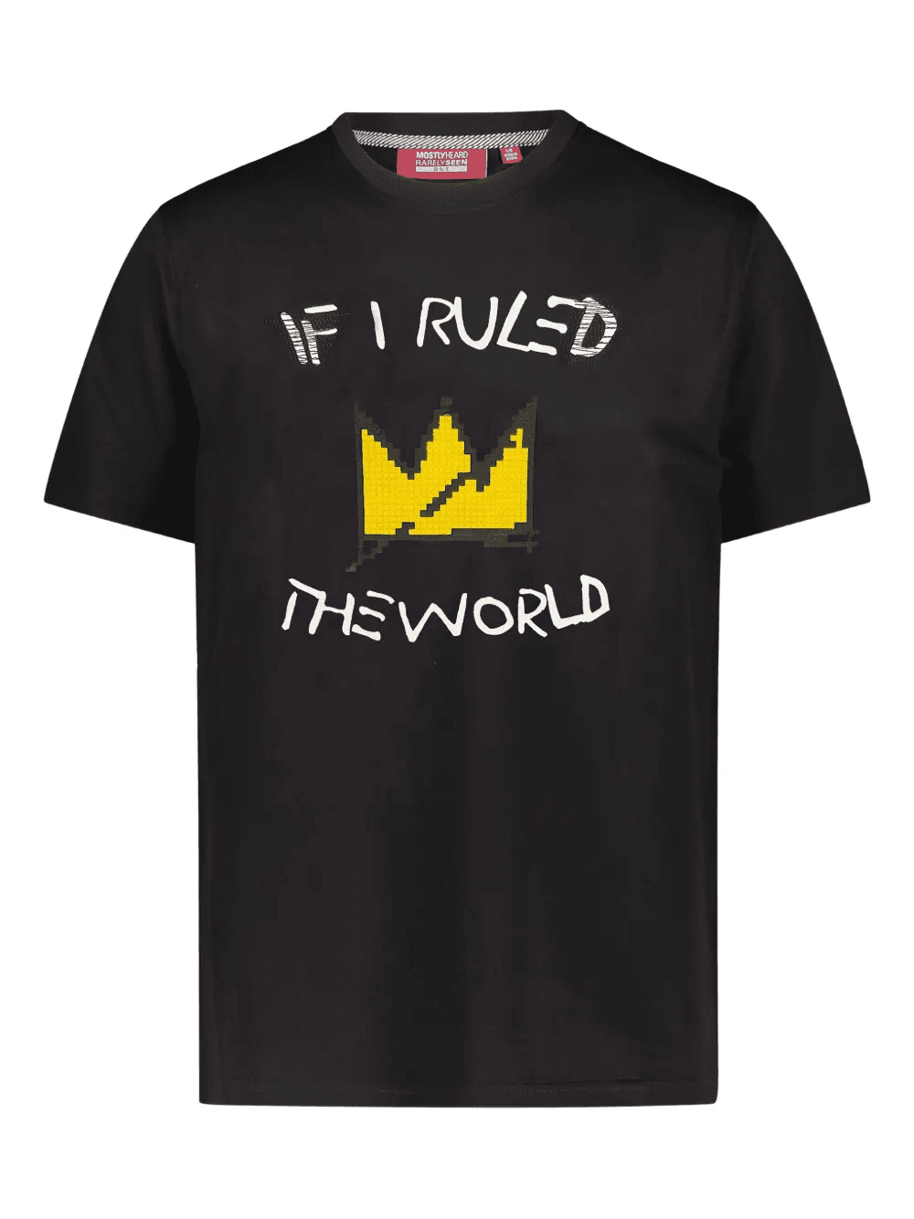 crown-print t-shirt - Image 1