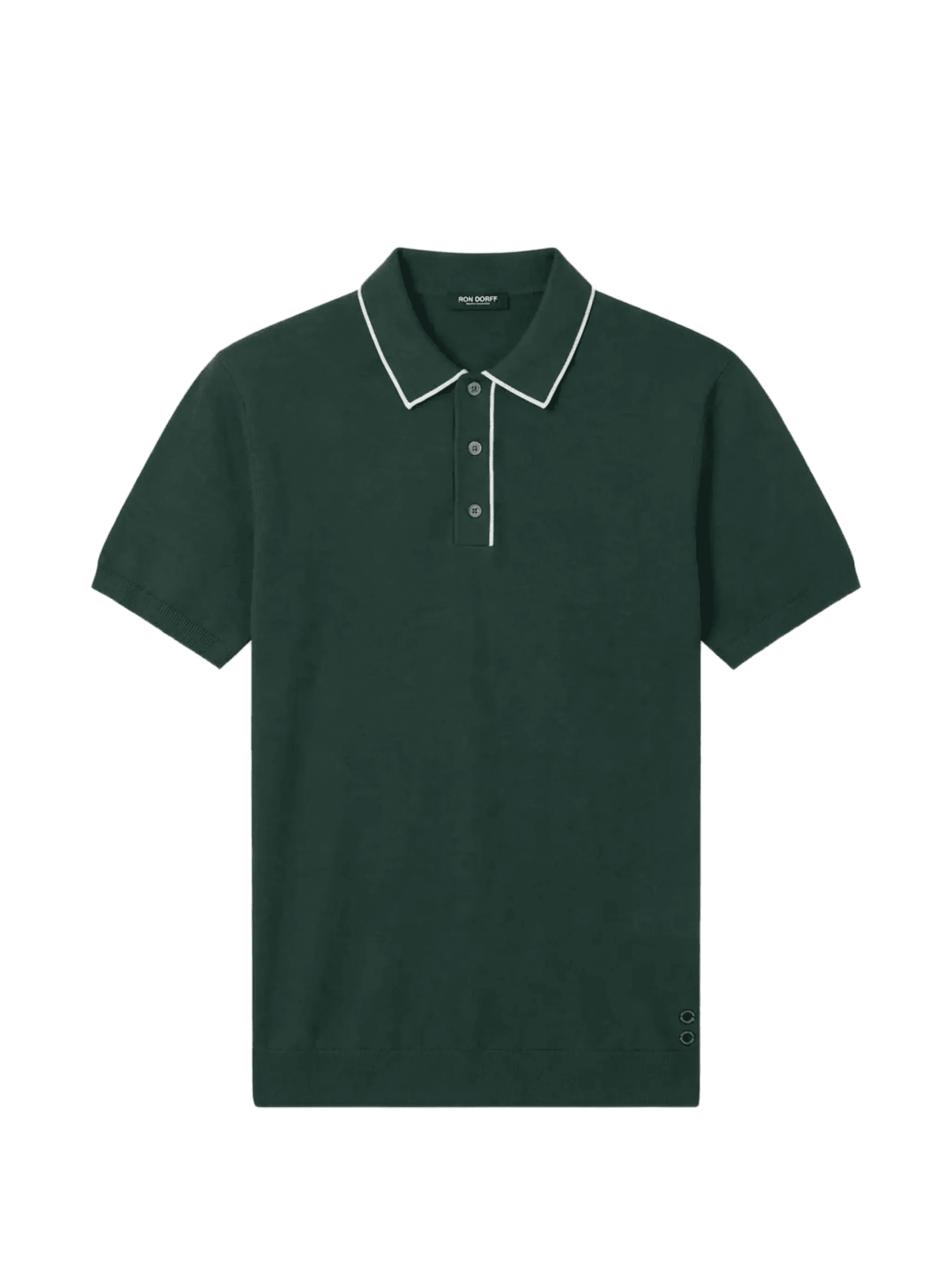 button-fastening polo shirt - Image 1