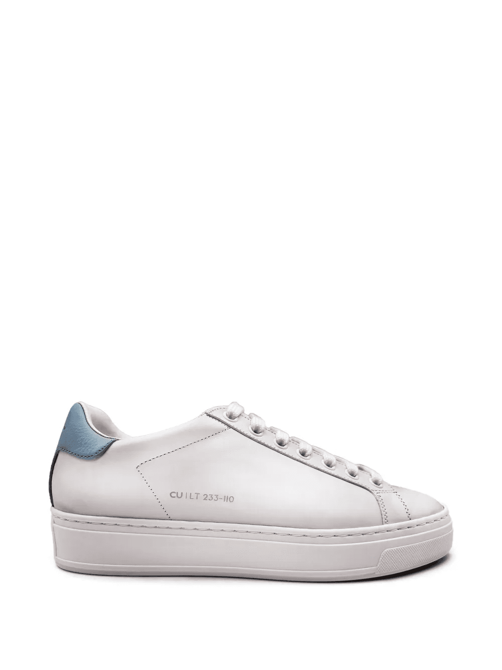 lace-up leather sneakers - Image 1