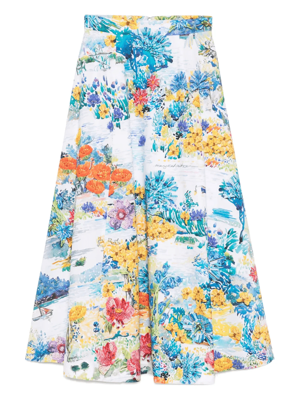 floral-print skirt - Image 1