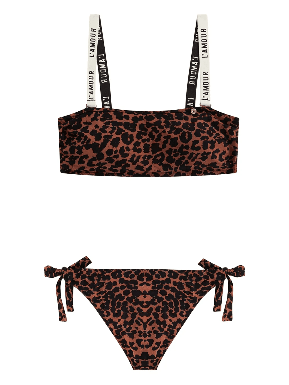 leopard-print tie-sides bikini - Image 1