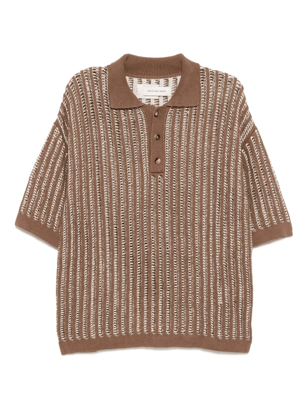 crochet-knit shirt - Image 1