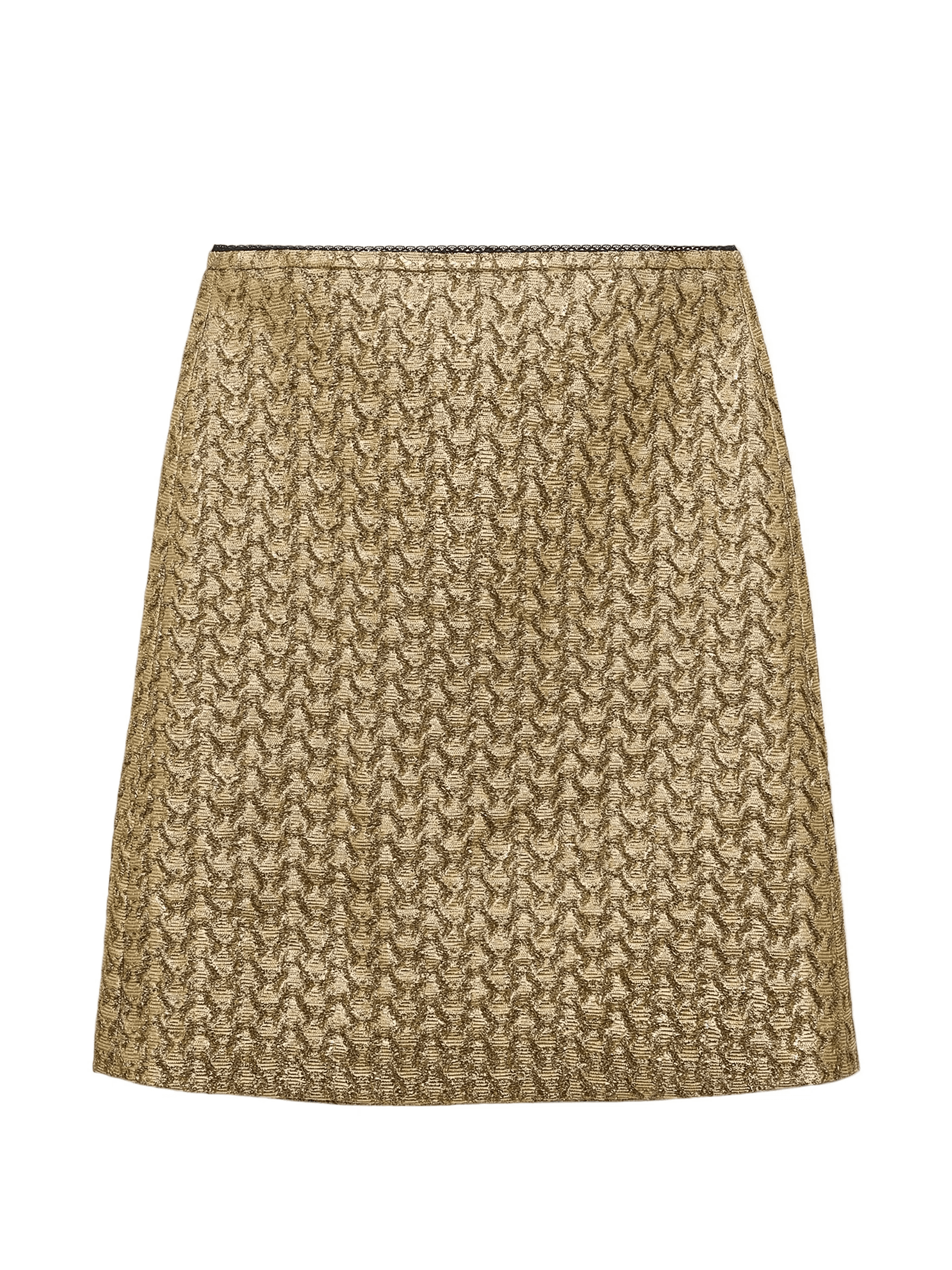 brocade midi straight skirt - Image 1