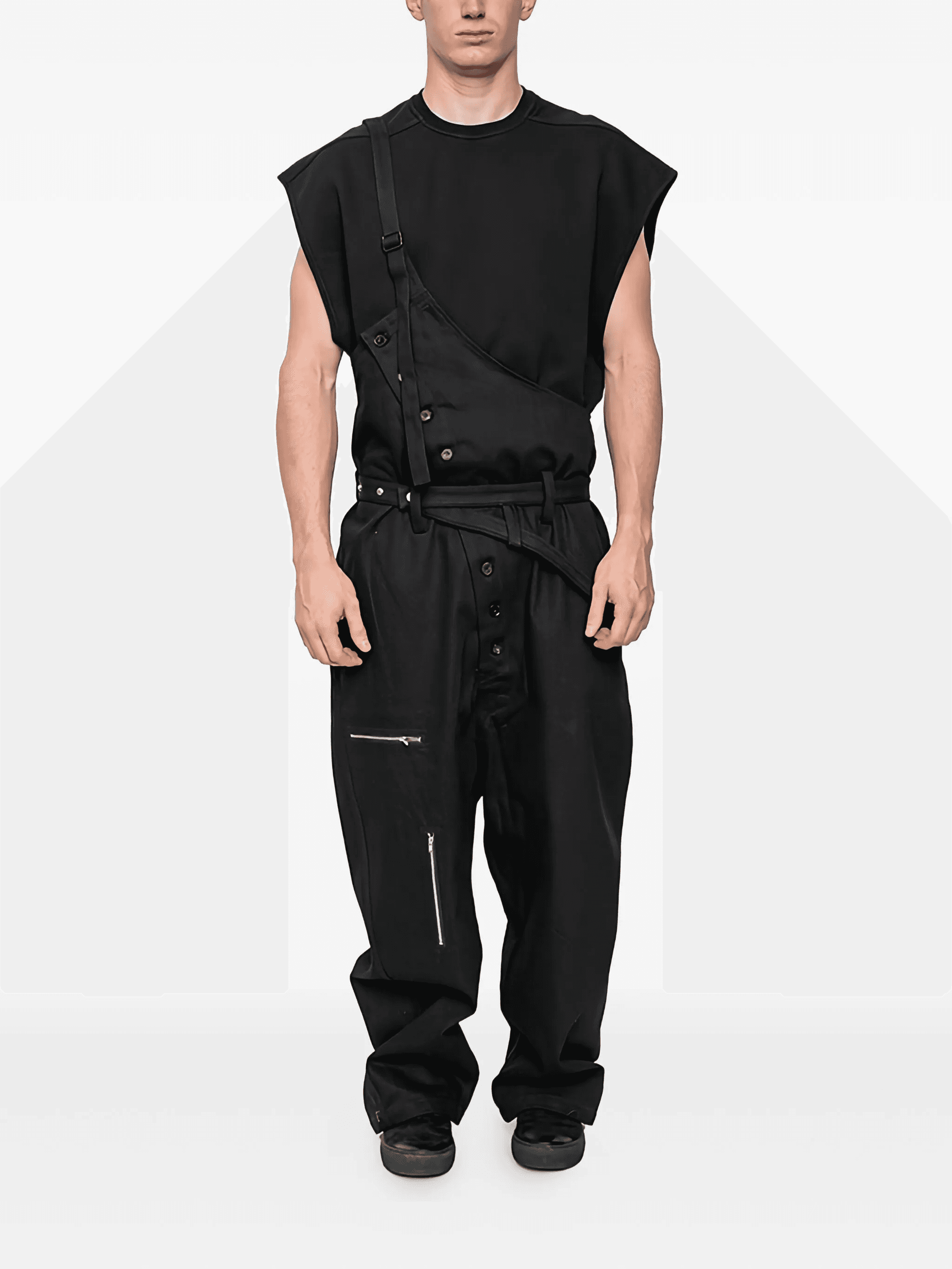 Vorian button-detail dungarees - Image 1