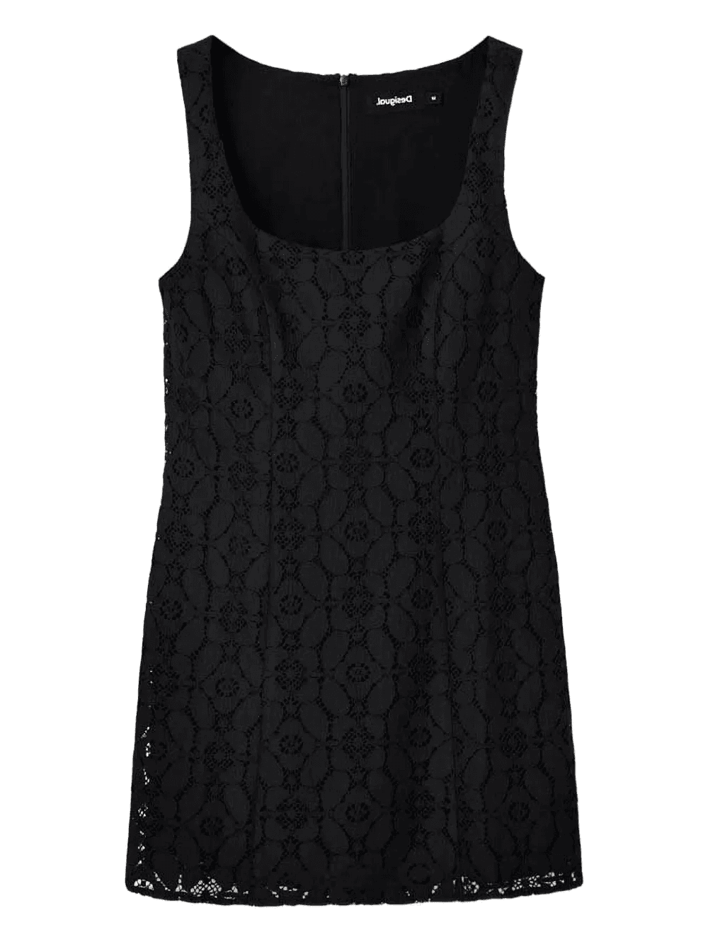 floral-lace mini day dress - Image 1