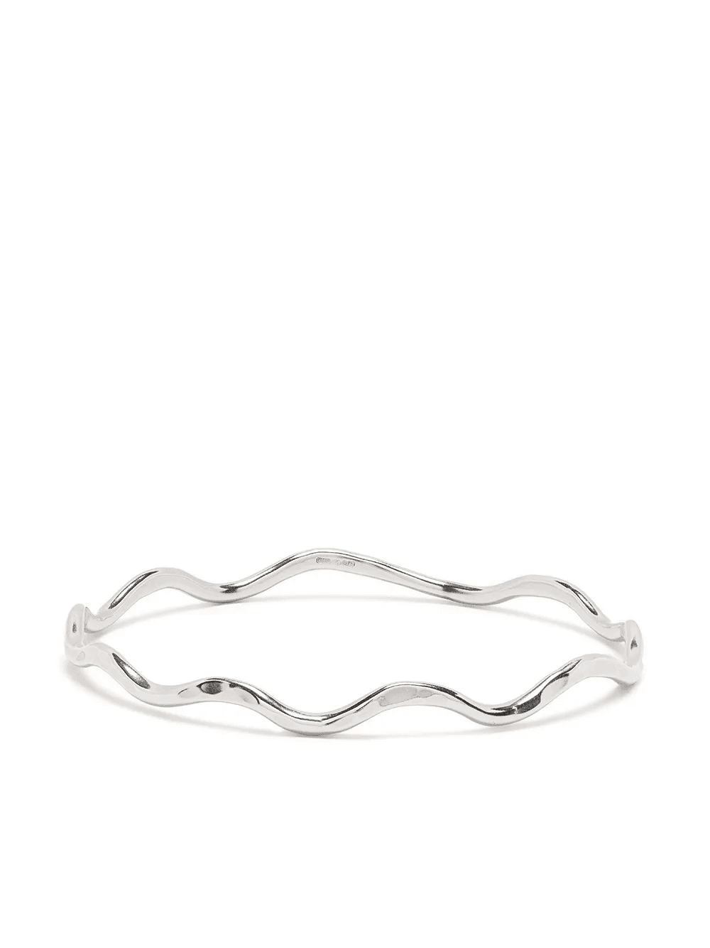 hammered waterfall bangle - Image 1
