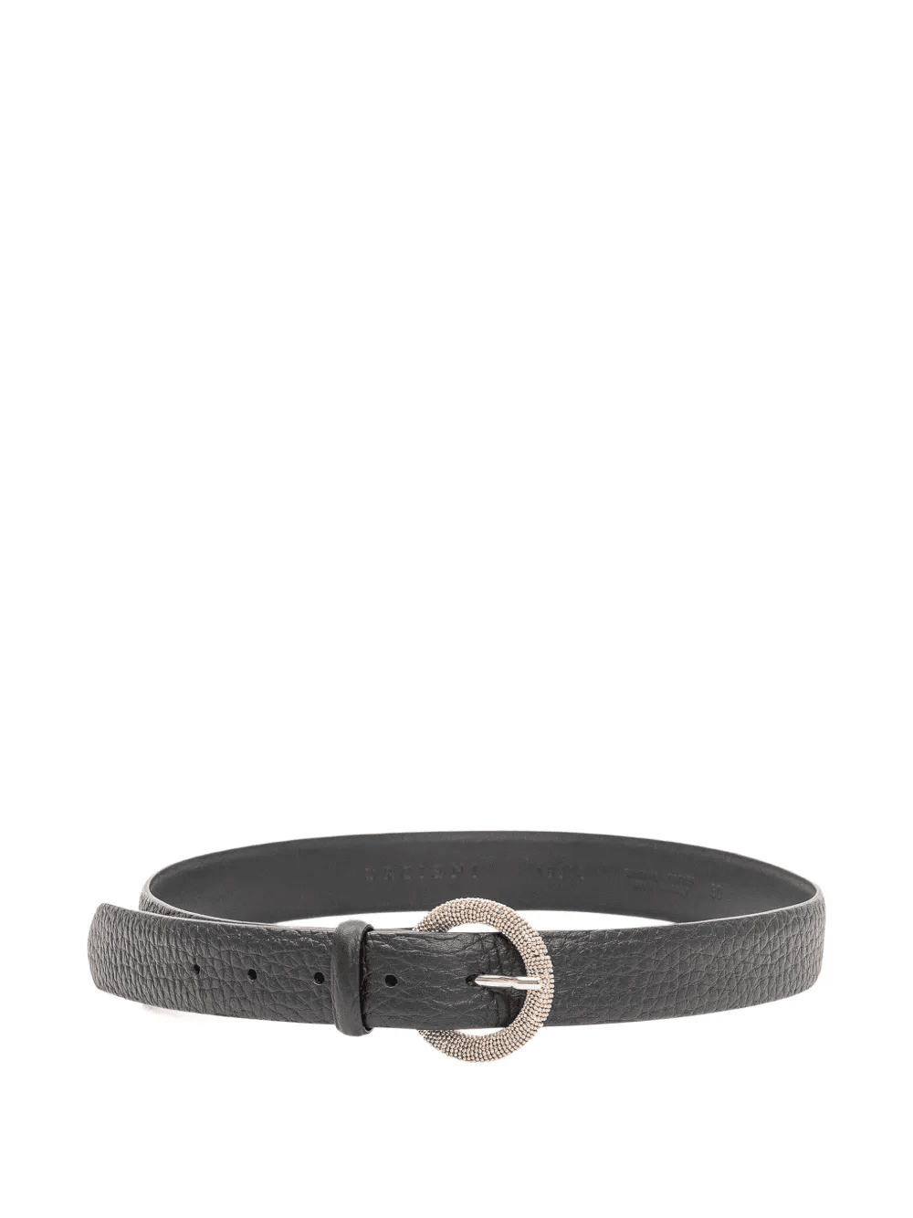 pebbled leather belt - Image 1